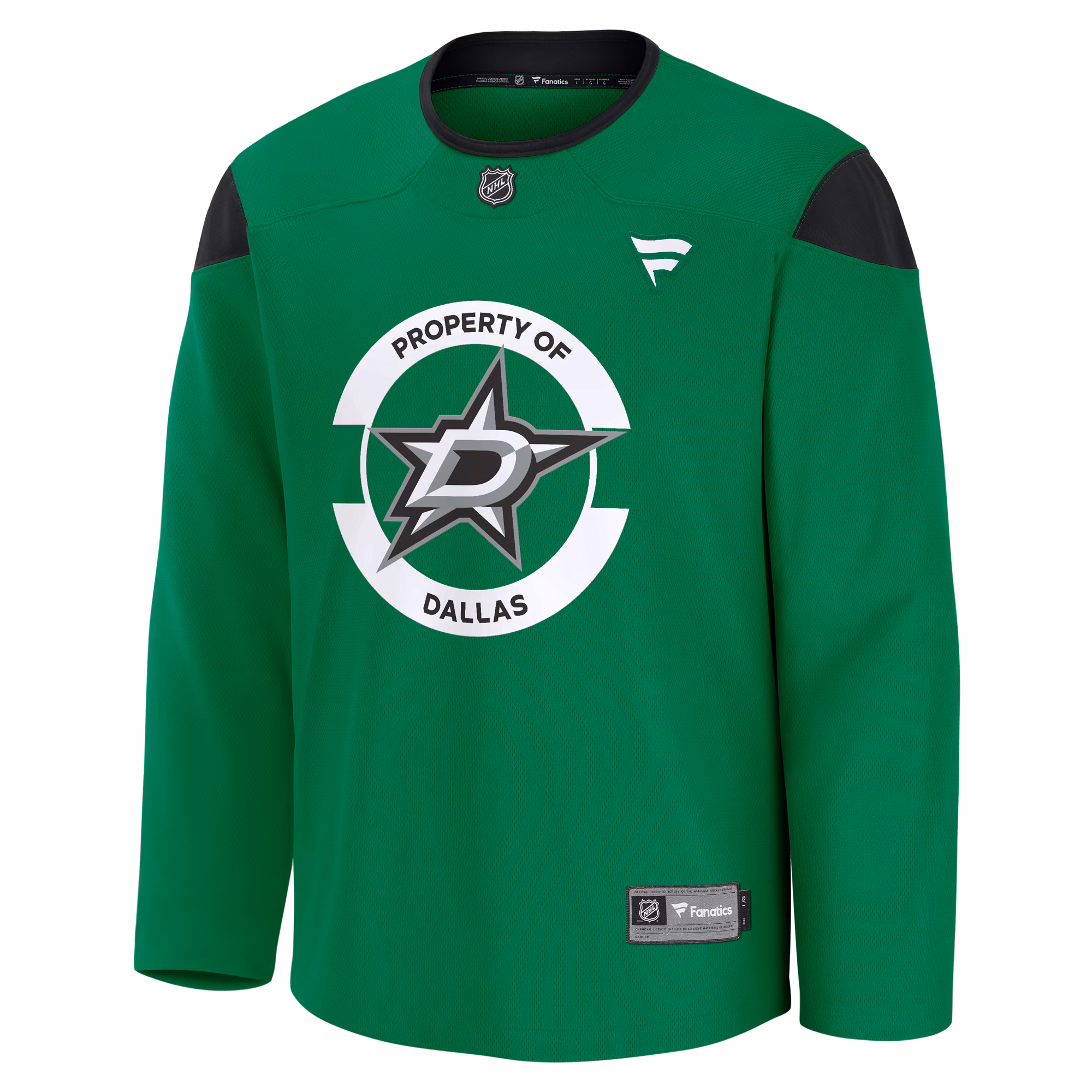 Dallas Stars Fanatics Practice Jersey - Kelly Green