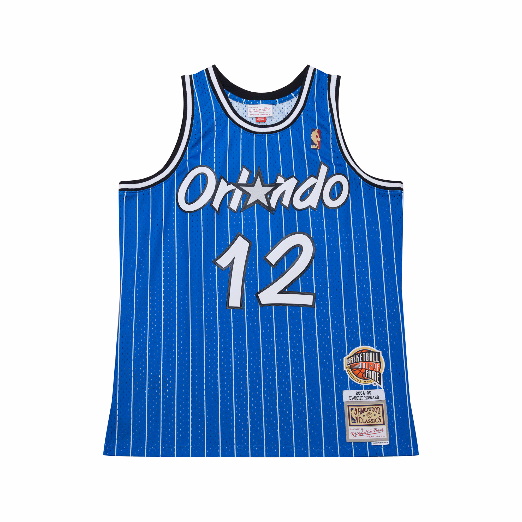 Dwight Howard Orlando Magic 2004/05 Hardwood Classics Hall of Fame Swingman Jersey - Blue