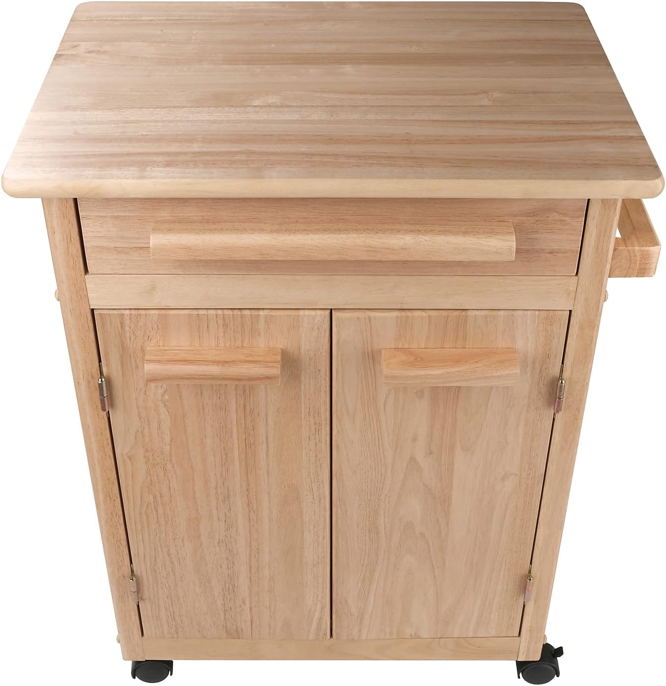 Winsome Wood Kitchen Cart, Natural, Single Drawer (82027)