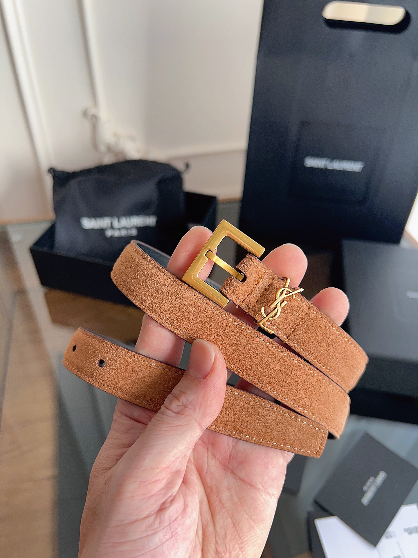 YSL belt-91