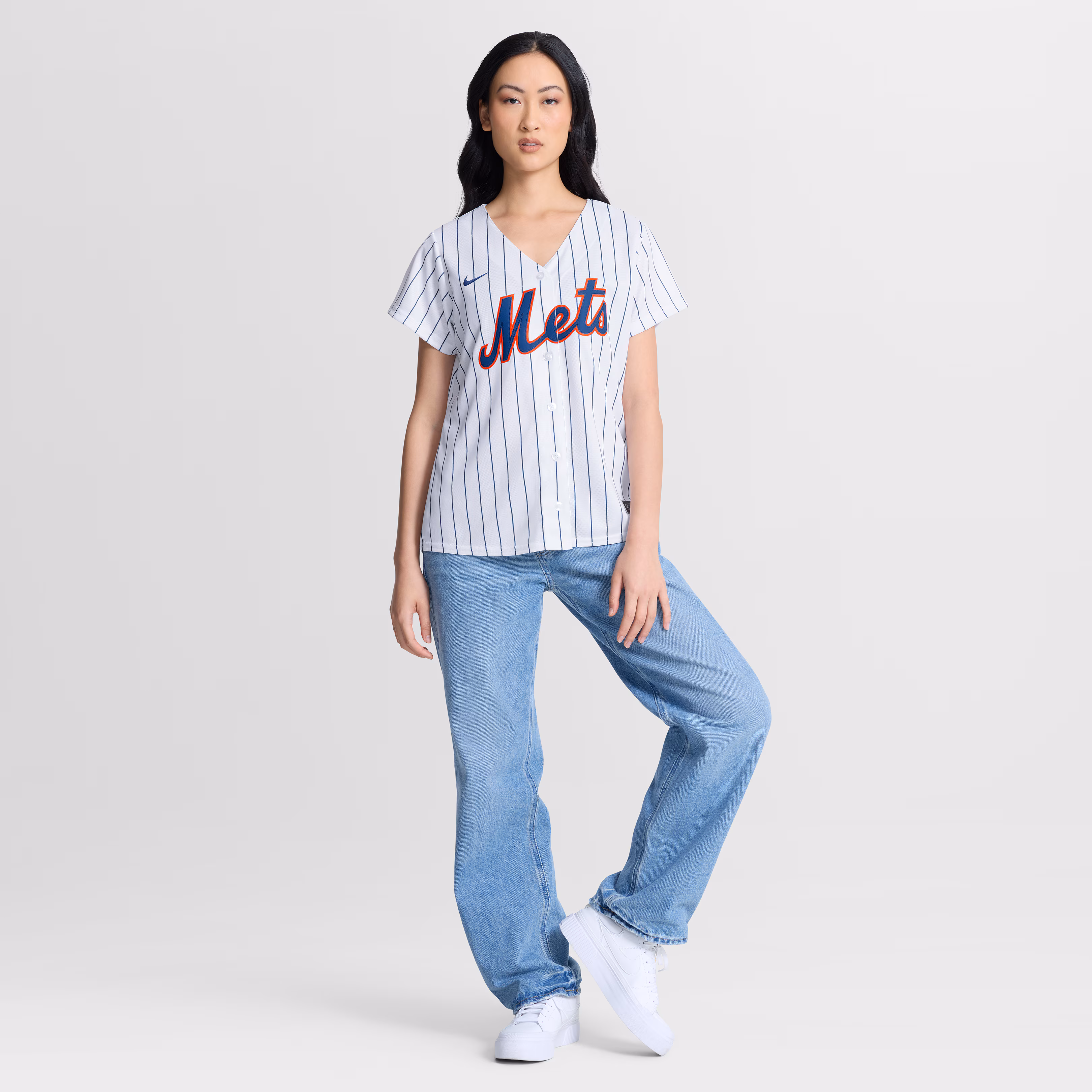 AJ Ewing New York Mets Nike Women's Home Replica Jersey - White