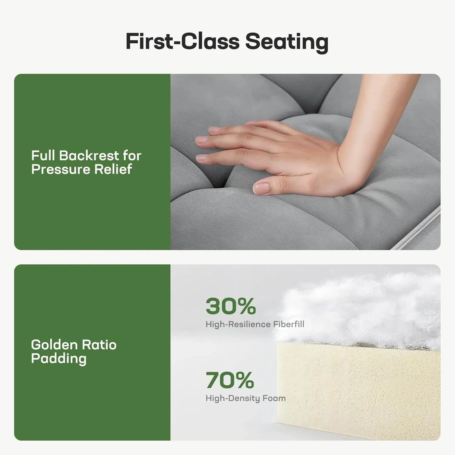 Sofa Bed 3-in-1 Convertible Sleeper Sofa