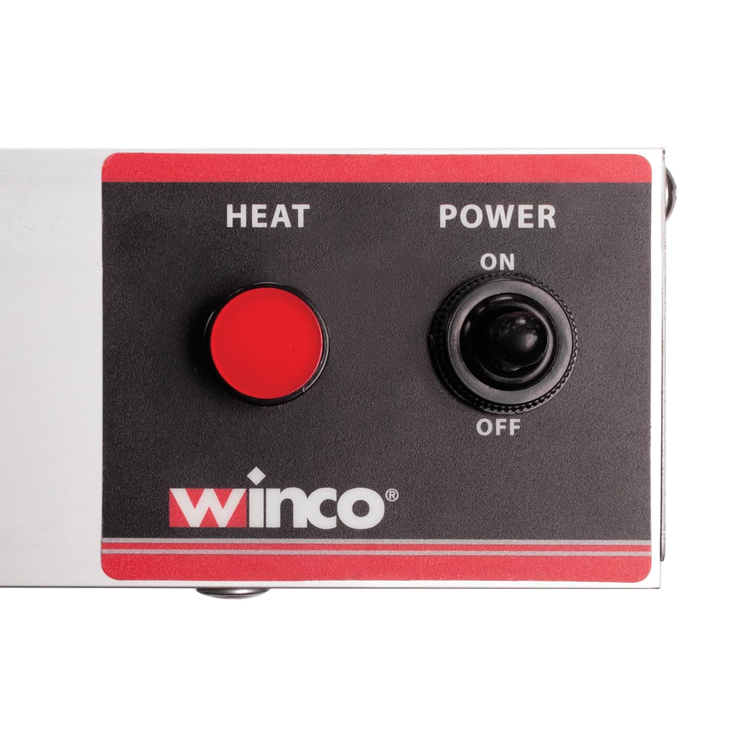 Winco ESH-60, 60-Inch Electric Strip Heater, 1400W, 12A, Commercial Grade Infrared Food Warmer, Pass-Through Stations Heating, ETL,Silver