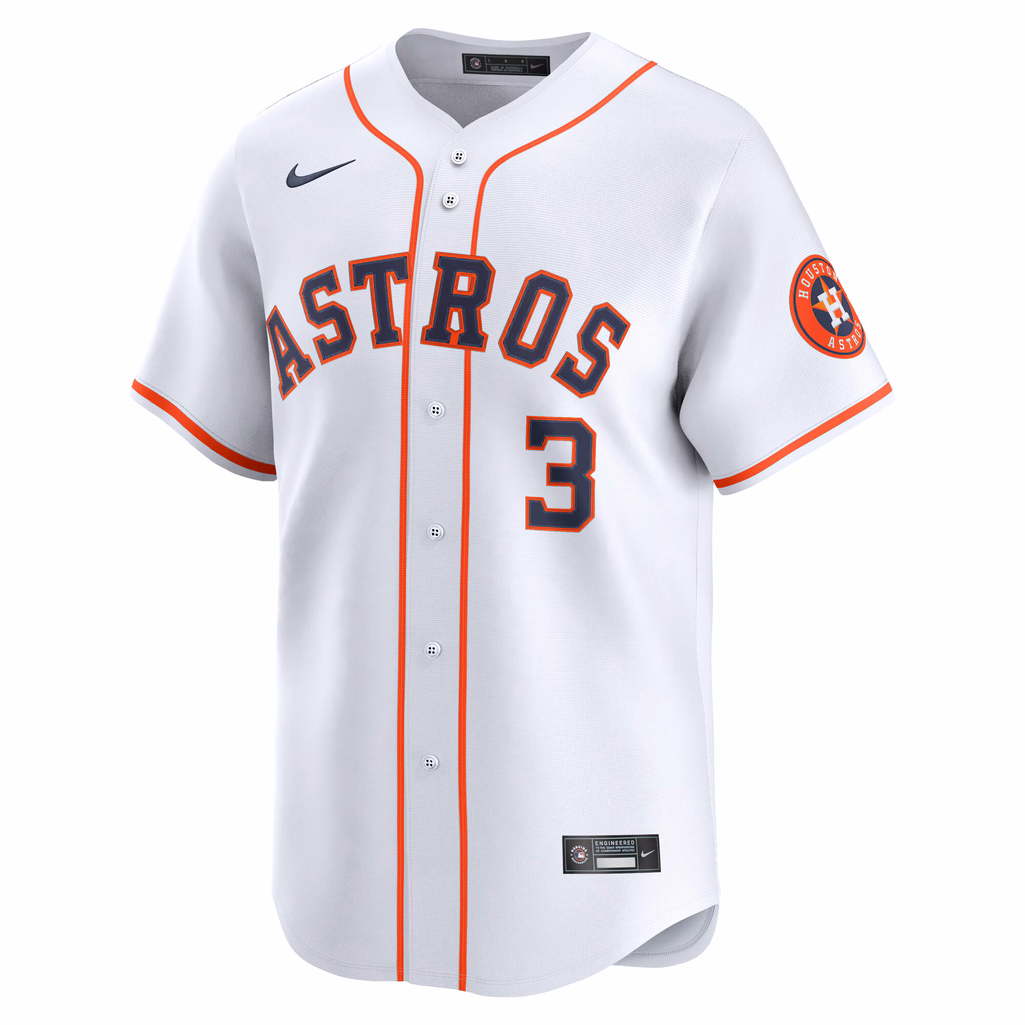 Jeremy Peña Houston Astros Nike Home Limited Player Jersey - White
