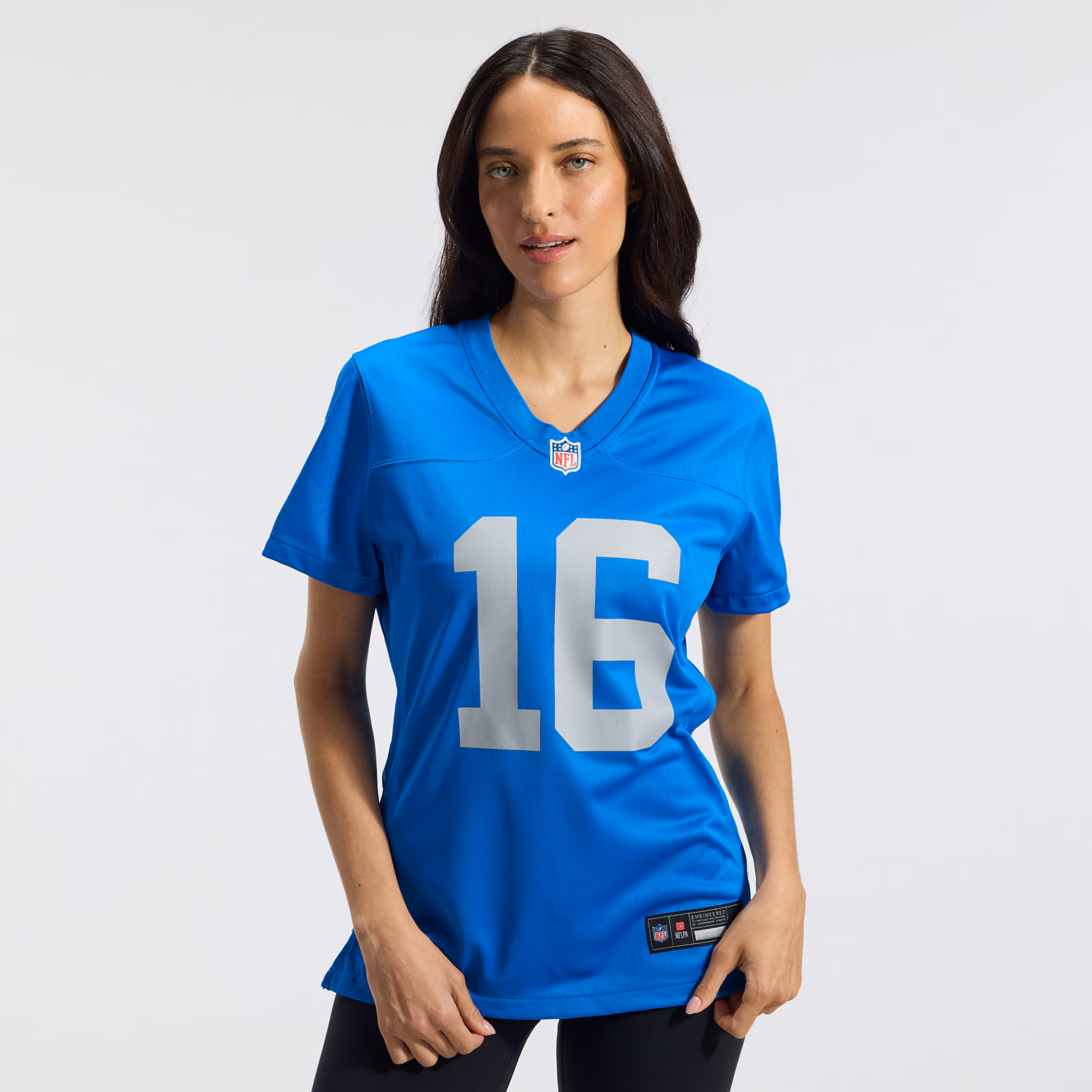 Jared Goff Detroit Lions Nike Women's Alternate Game Jersey - Blue