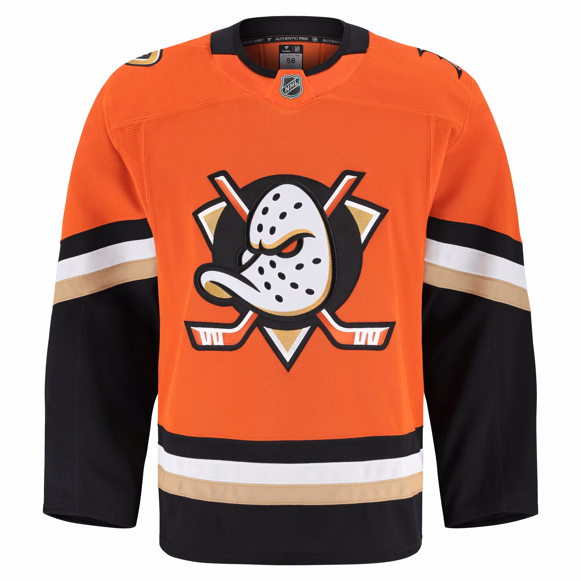 Anaheim Ducks Fanatics Home Authentic Pro Jersey - Orange