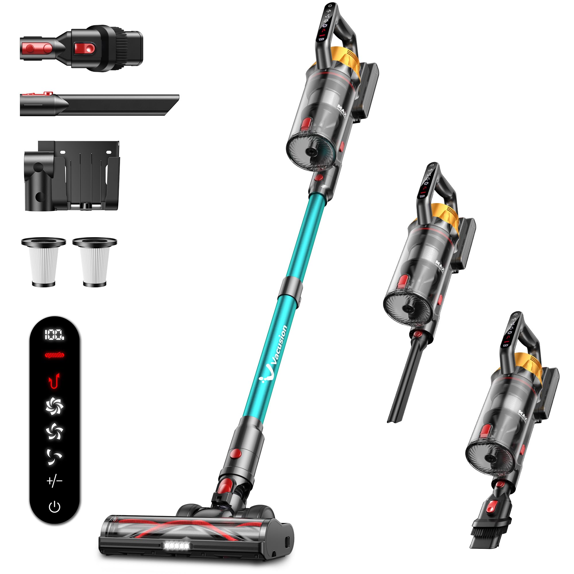 VACUSION Cordless Vacuum Cleaner 650W 55KPa 60Mins Battery