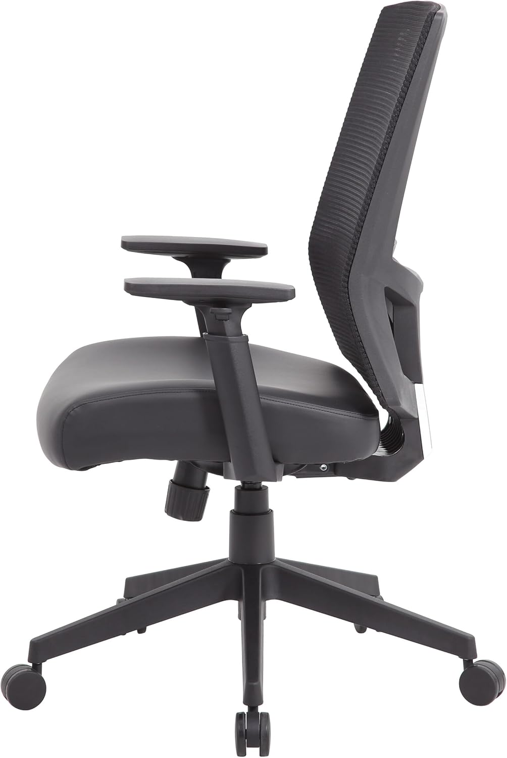 BOSS Ergonomic Mesh Task Chair with Adjustable Arms & Synchro-Tilt, Black