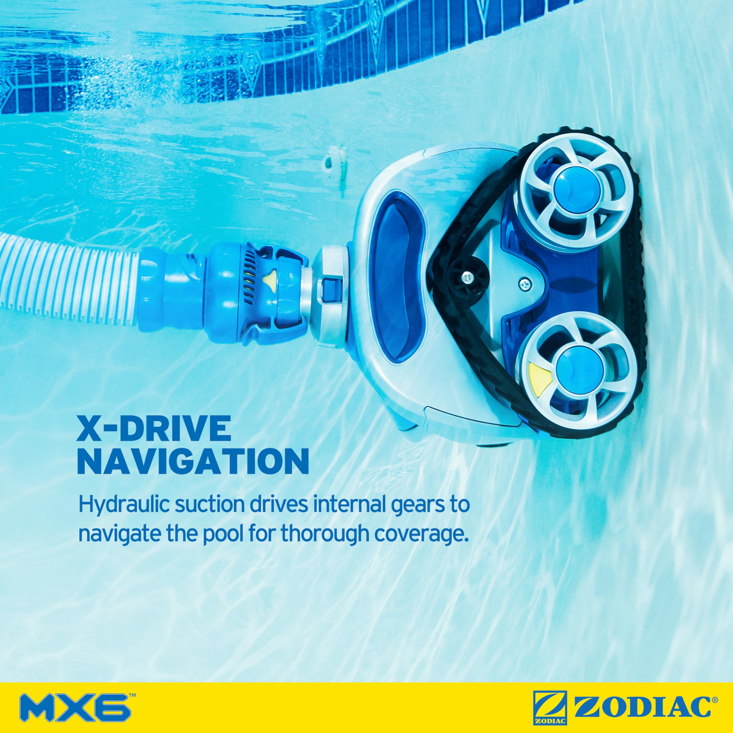 ZODIAC MX6 In-Ground Pool Cleaner with Cyclonic Suction