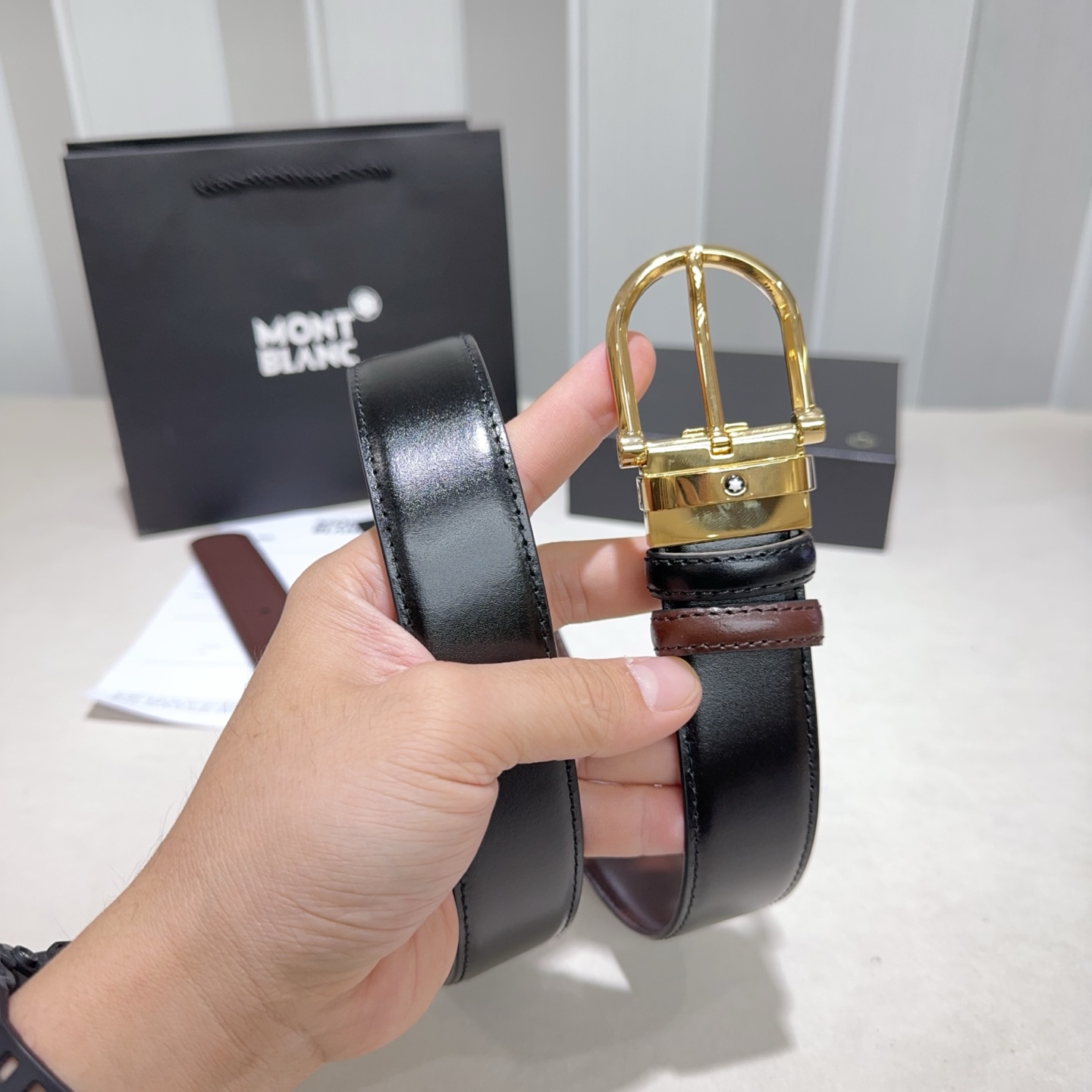 Montblanc belt-52