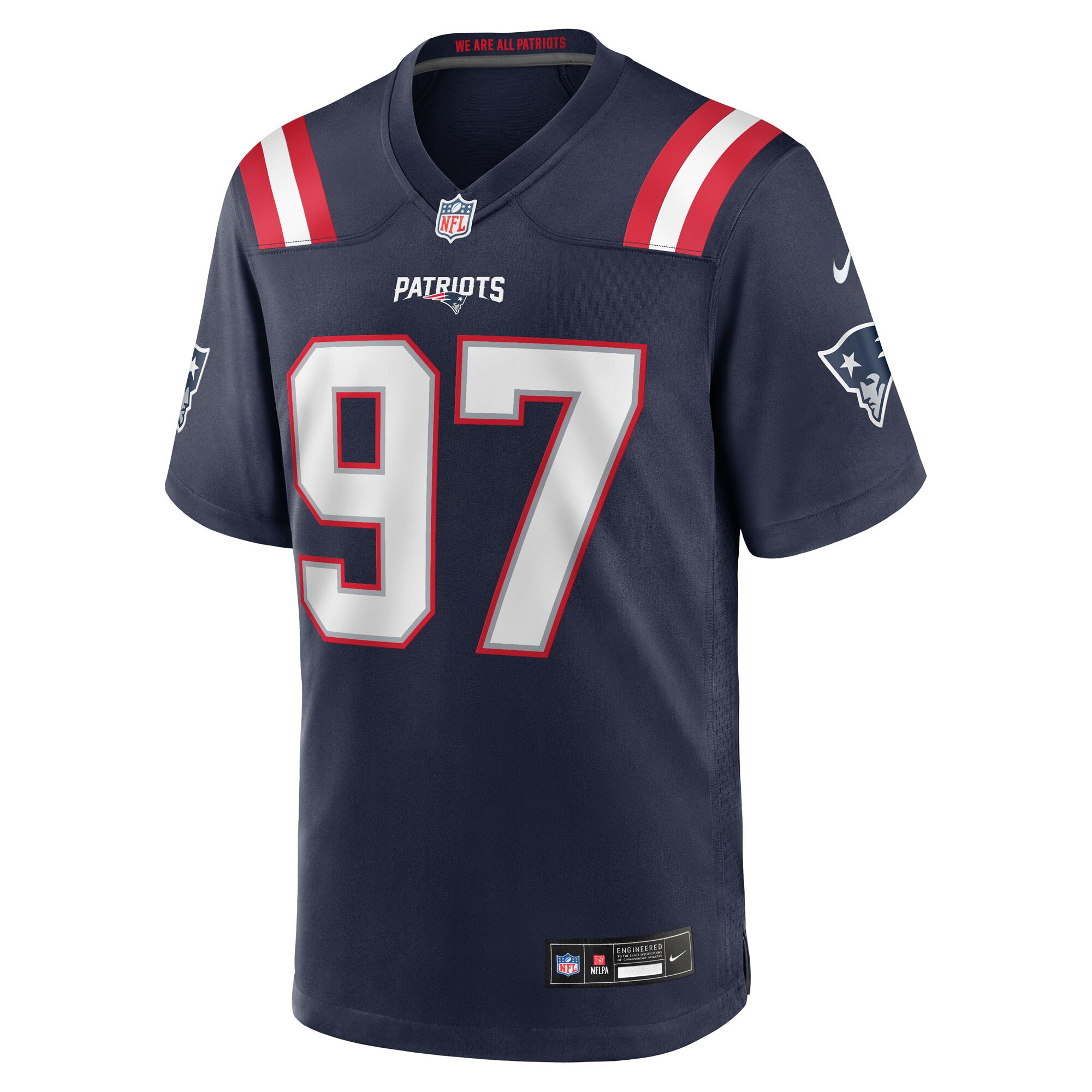 Milton Williams New England Patriots Nike Game Player Jersey - Navy