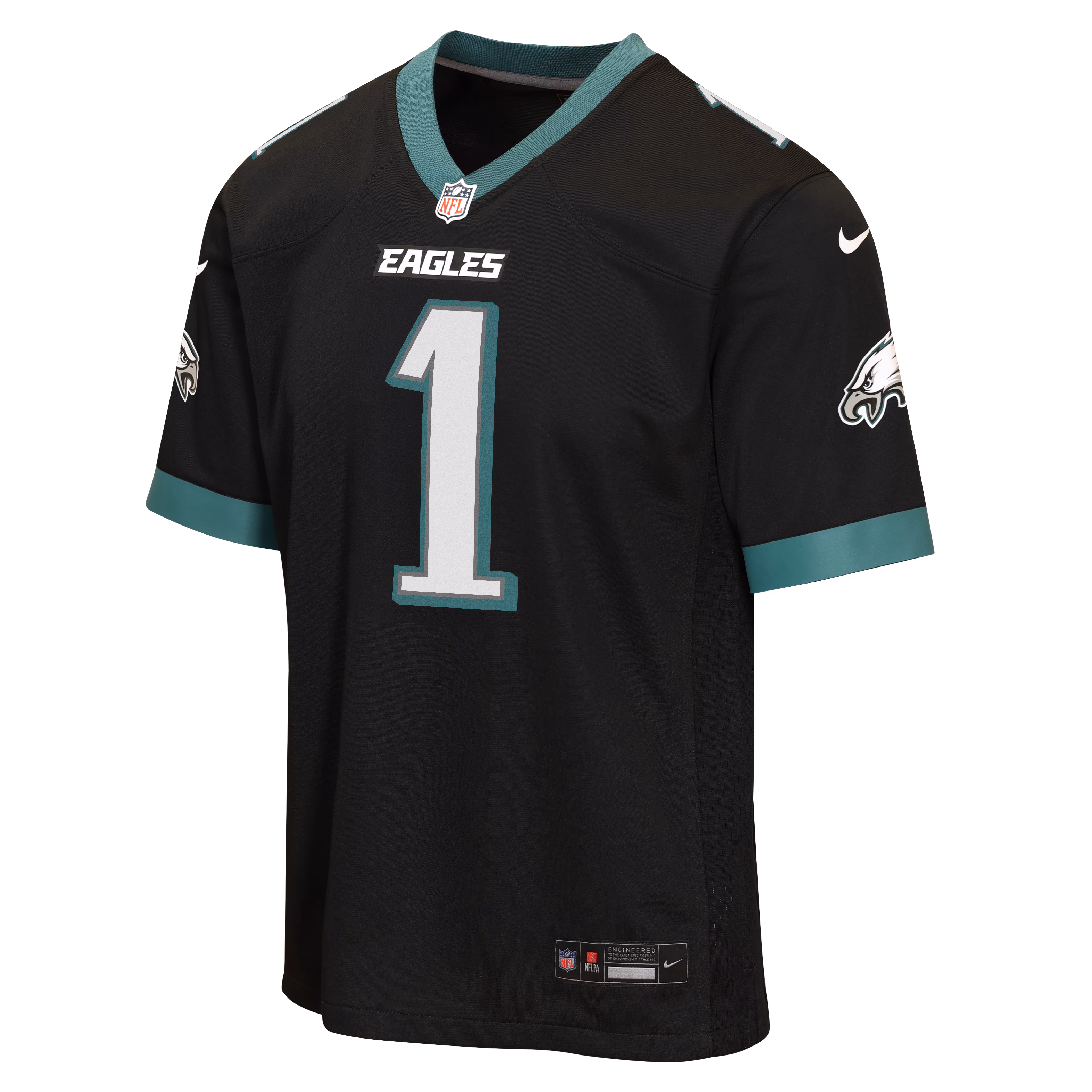 Jalen Hurts Philadelphia Eagles Nike Youth Alternate Game Jersey - Black