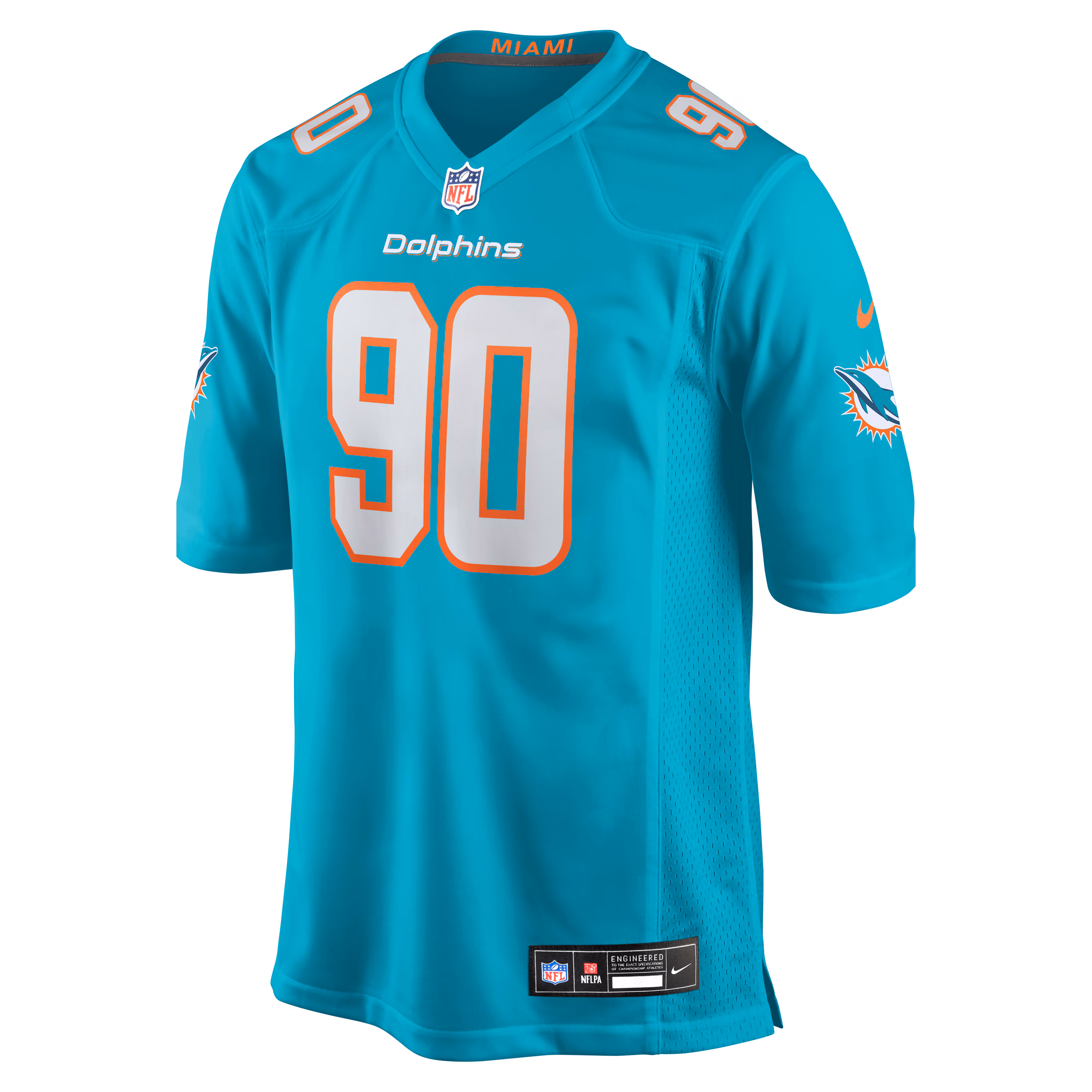 Kenneth Grant Miami Dolphins Nike Team Game Jersey - Aqua
