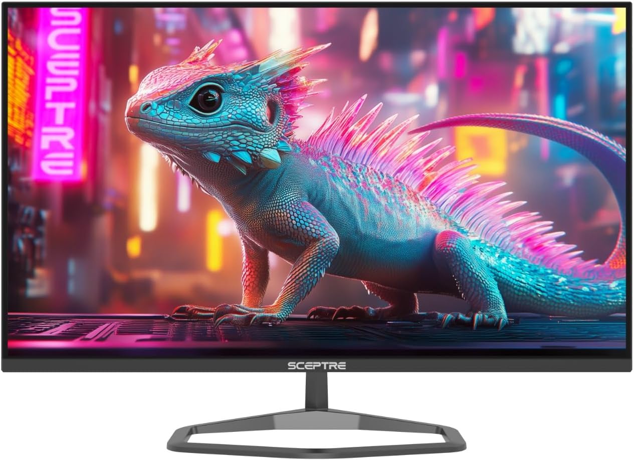 Sceptre New 32-inch 2K QHD 2560 x 1440 Prime Gaming Monitor up to 210Hz USB Type-C DisplayPort HDMI sRGB 115% 1ms Build-in Speakers, Machine Black 2026 ((E325B-QW200D Series)