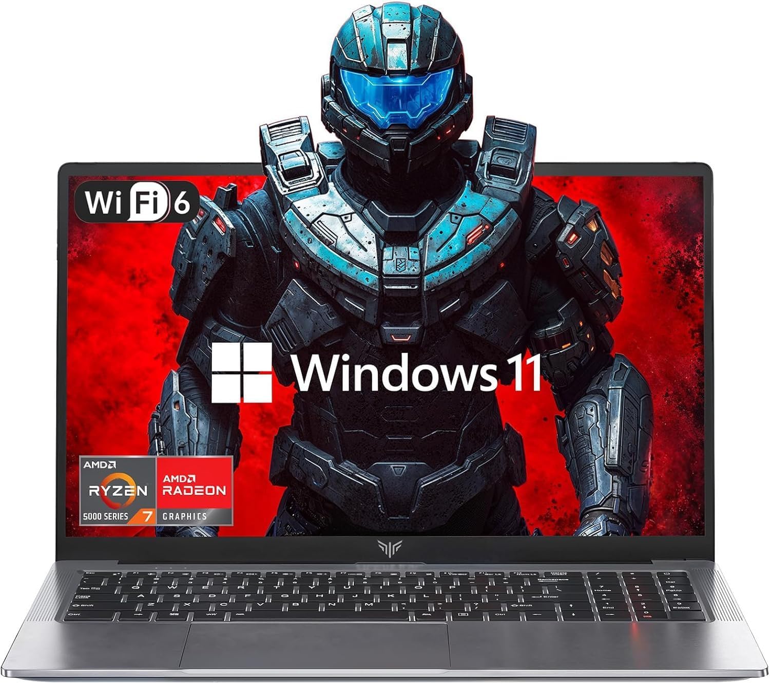 KAIGERR Gaming Laptop, 15.6inch Laptop Computer with AMD Ryzen 7 5700U(8C/16T, Up to 4.3GHz), 16GB RAM 512GB NVMe SSD Windows 11 Laptop, Radeon RX Vega 8 Graphics,WiFi 6