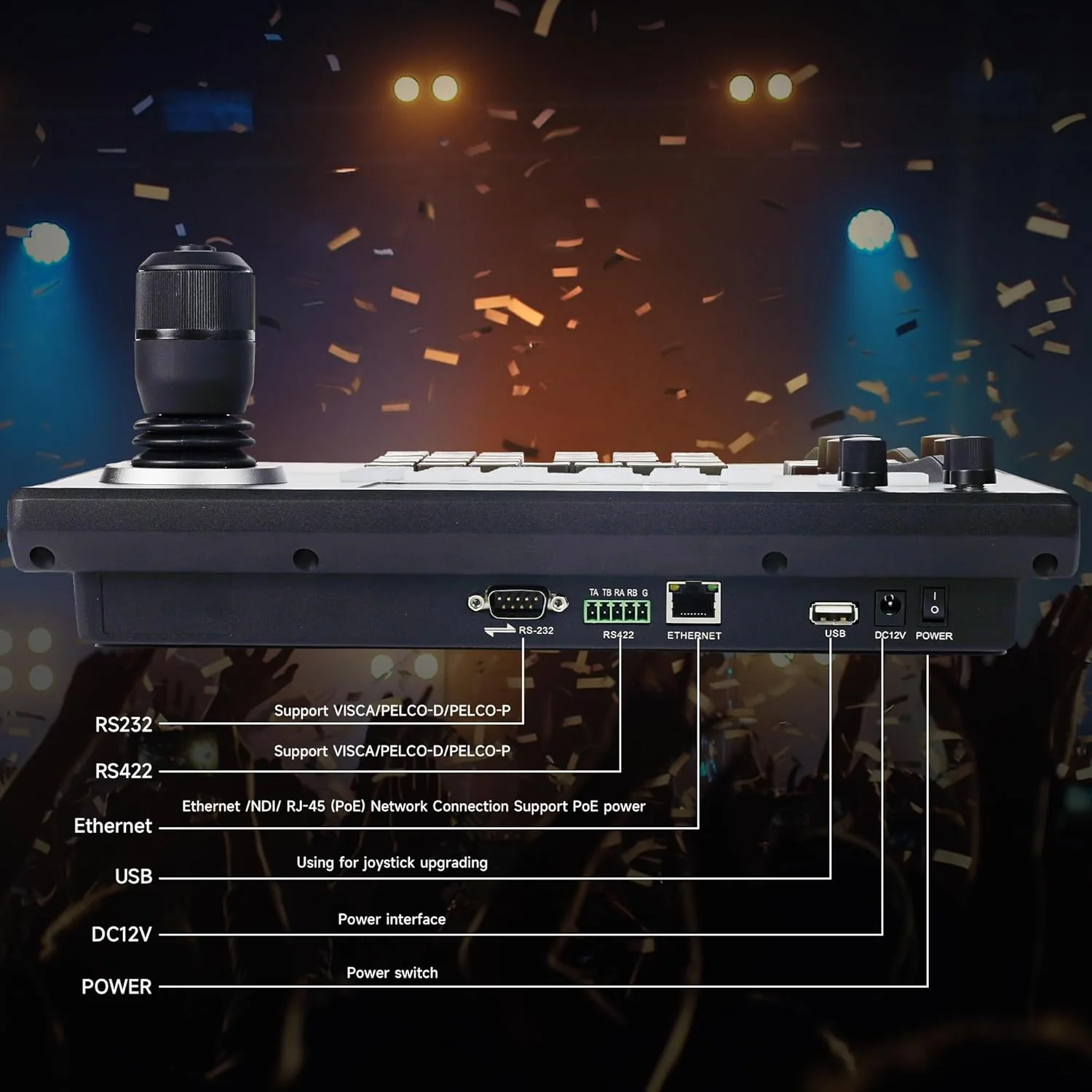 Tenveo NDI PTZ Camera Controller, 5