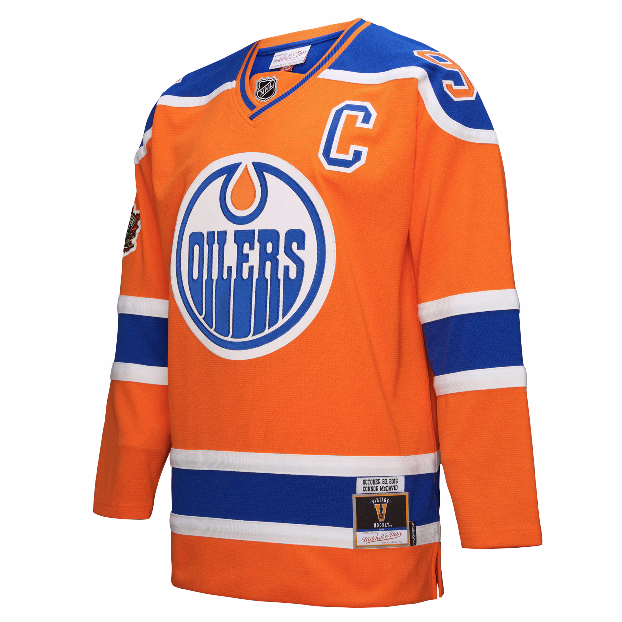 Connor McDavid Edmonton Oilers Mitchell & Ness Power Play Jersey - Orange