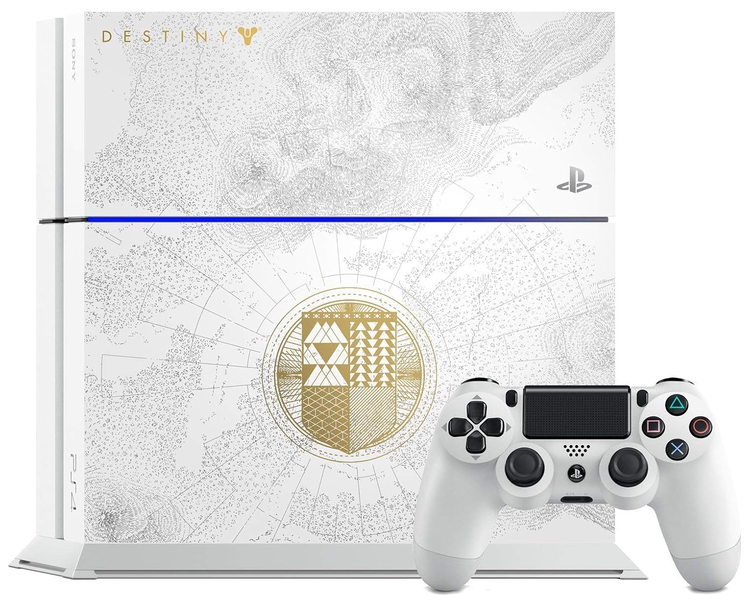 PlayStation 4 500GB Limited Edition Console - Destiny: The Taken King Bundle Discontinued (Renewed)
