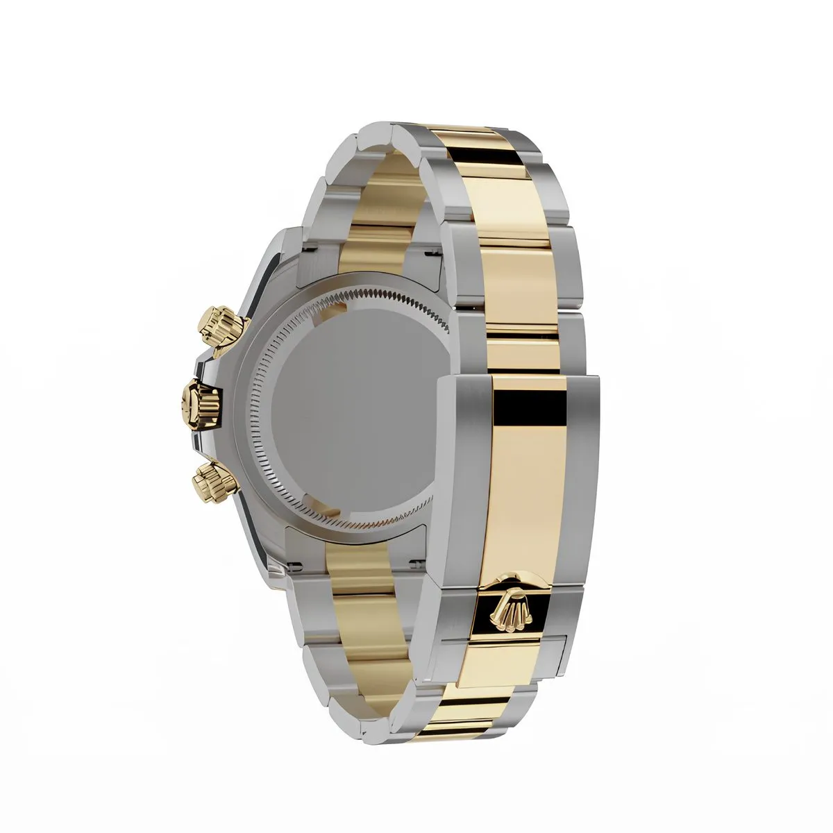 Daytona Cosmograph: Oyster, Oystersteel and yellow gold, golden dial, Oyster bracelet, yellow gold bezel, tachymetric scale, m126503-0004