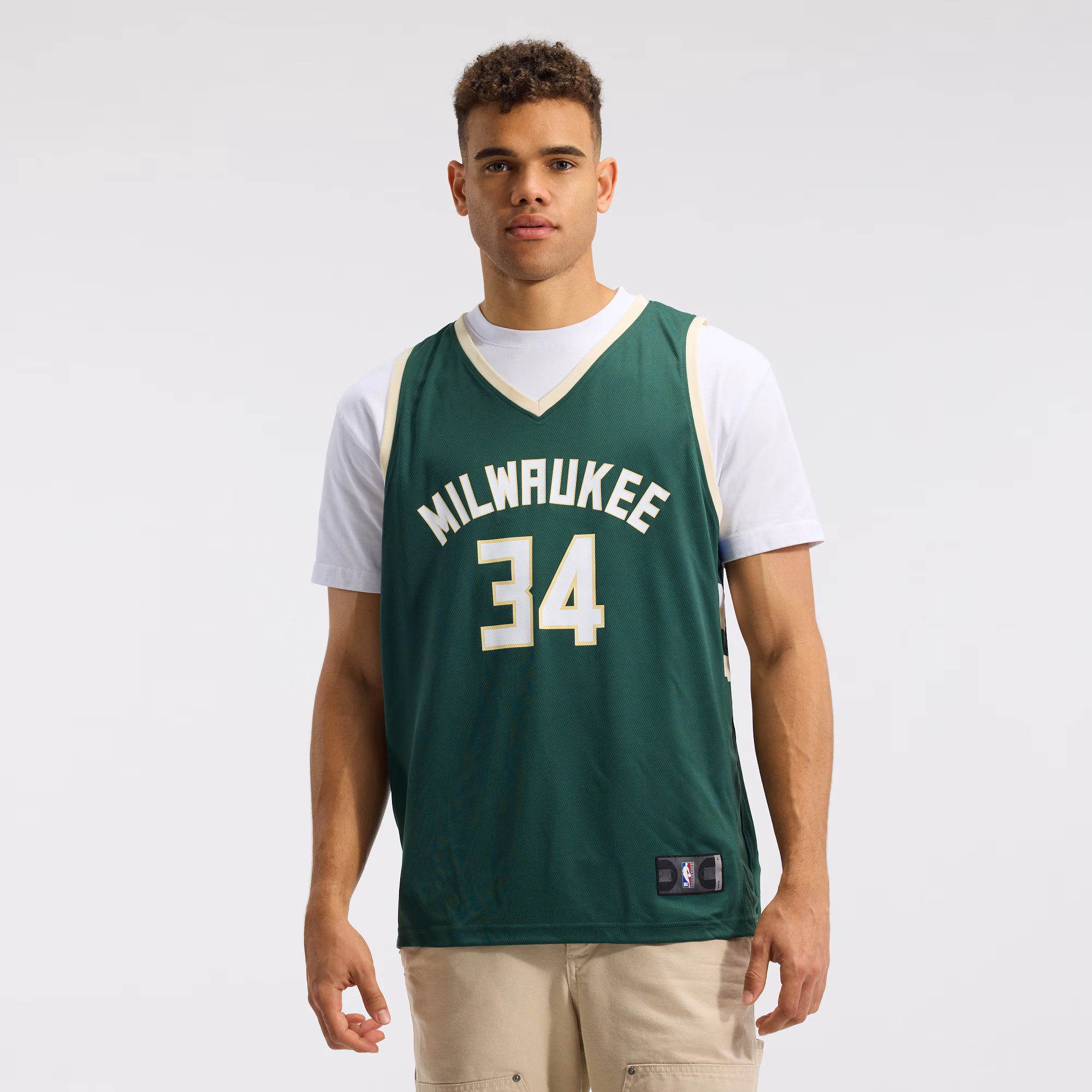 Giannis Antetokounmpo Milwaukee Bucks Fanatics Fast Break Replica Player Jersey - Icon Edition - Hunter Green