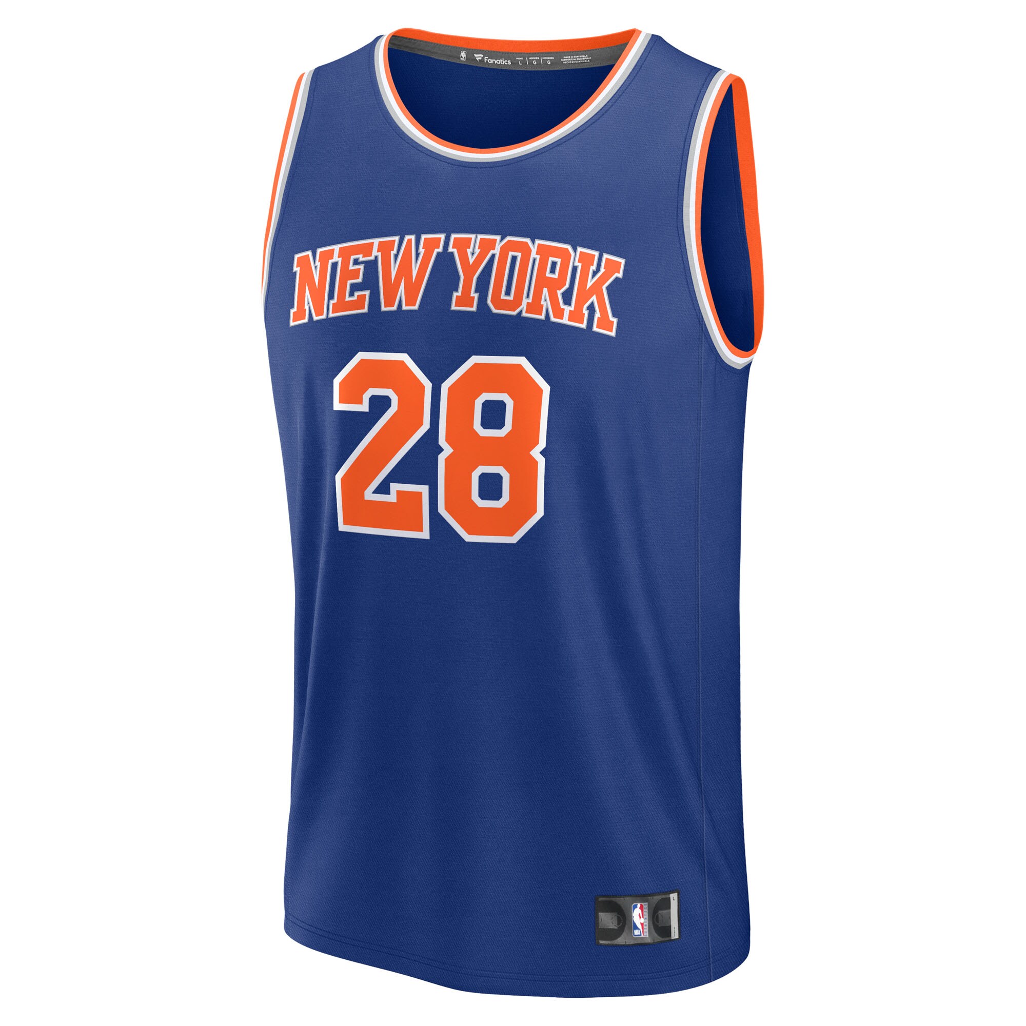 Guerschon Yabusele New York Knicks Fanatics Youth Fast Break Replica Player Jersey - Icon Edition - Blue