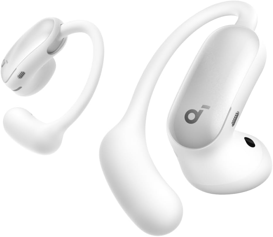 Soundcore AeroFit 2 Pro by Anker, Open-Ear and Active Noise Cancellation Modes, Hi-Res Open Ear Headphones for Commute,Office,Fitness, LDAC, 4-Mic AI Clear Calls, 34H, IP55, Wireless Bluetooth Earbuds