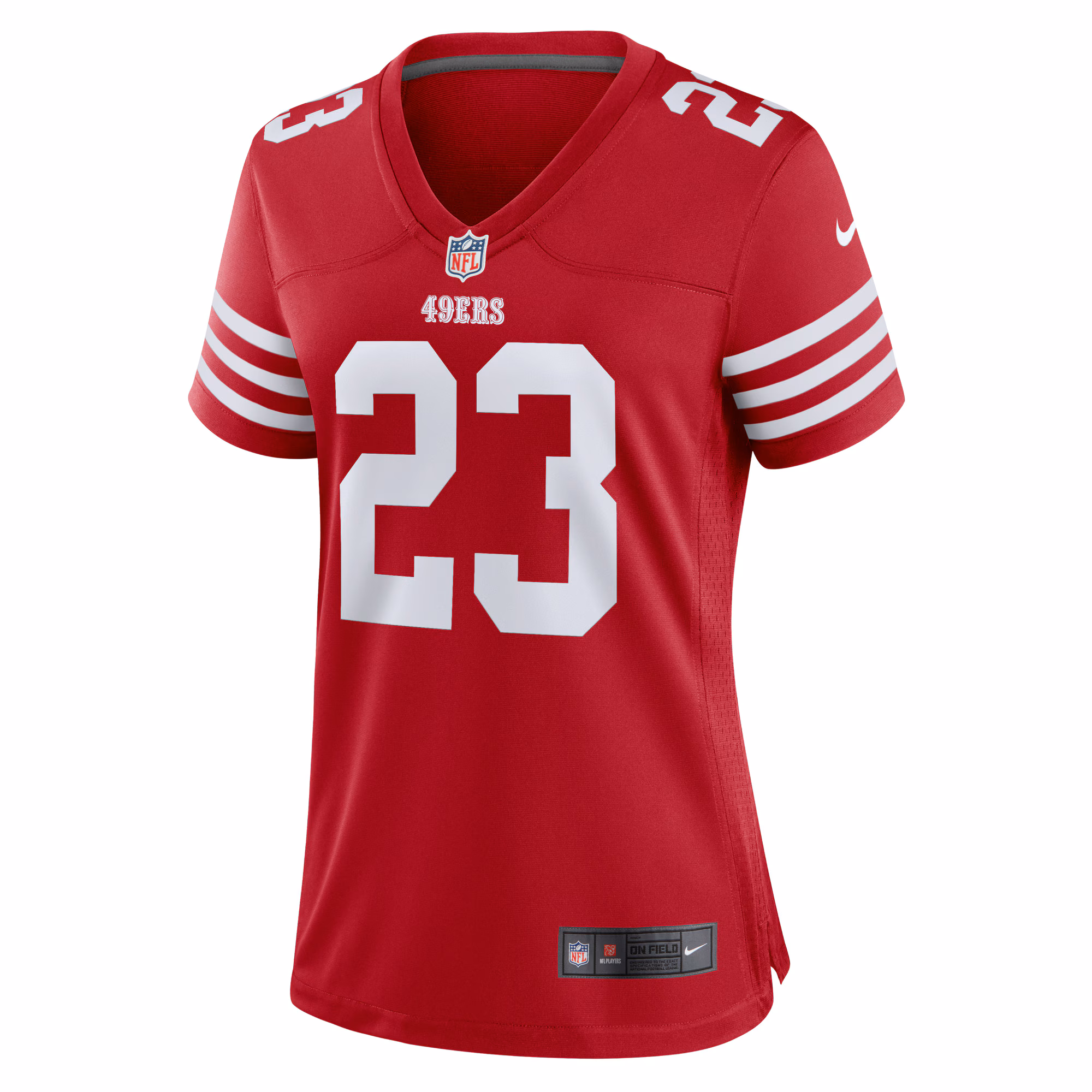 Christian McCaffrey San Francisco 49ers Nike Women's Player Jersey - Scarlet