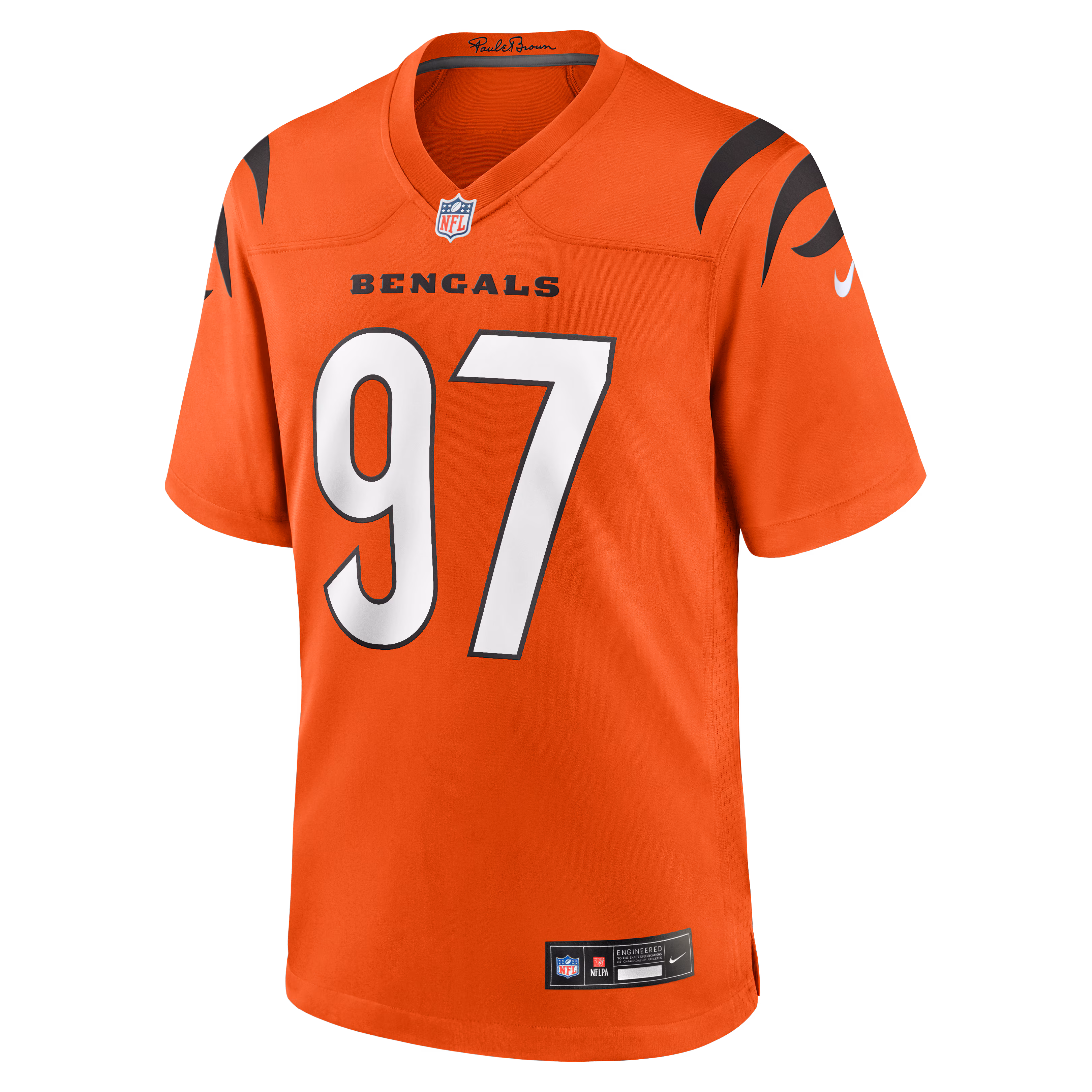 Dexter Lawrence II Cincinnati Bengals Nike Game Jersey - Orange