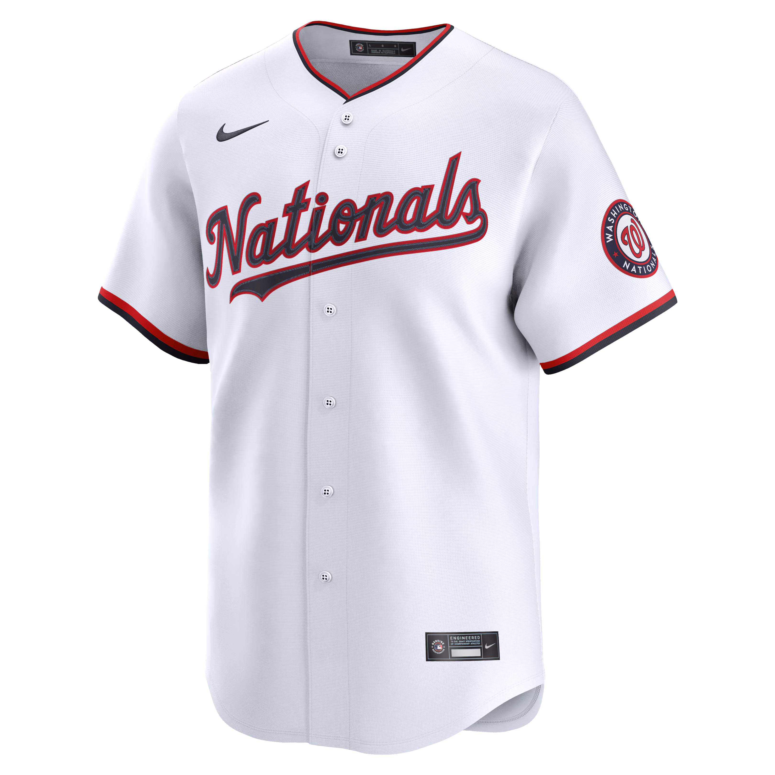 Washington Nationals Nike Home Limited Jersey - White