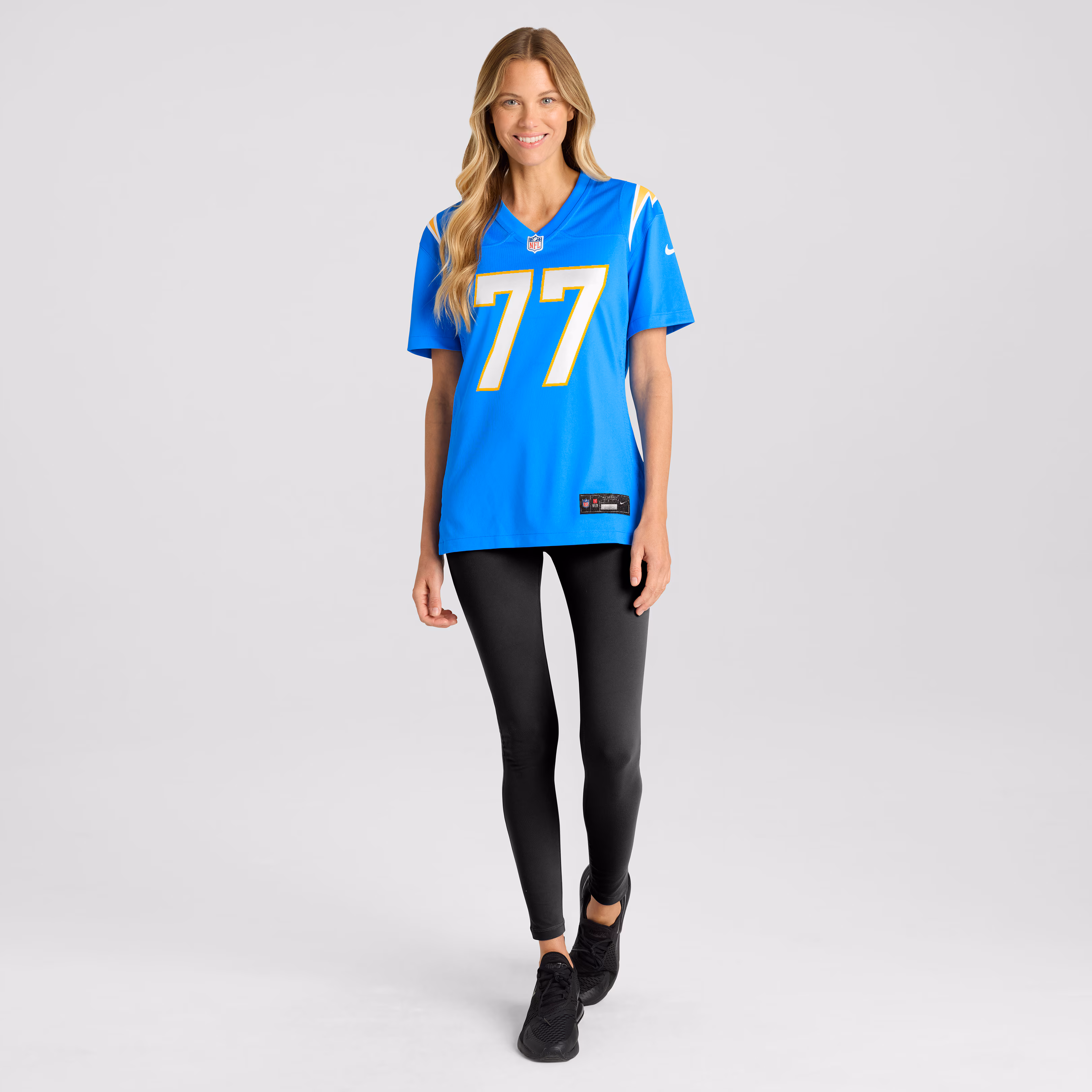 Travis Burke Los Angeles Chargers Nike Women's Team Game Jersey -  Powder Blue