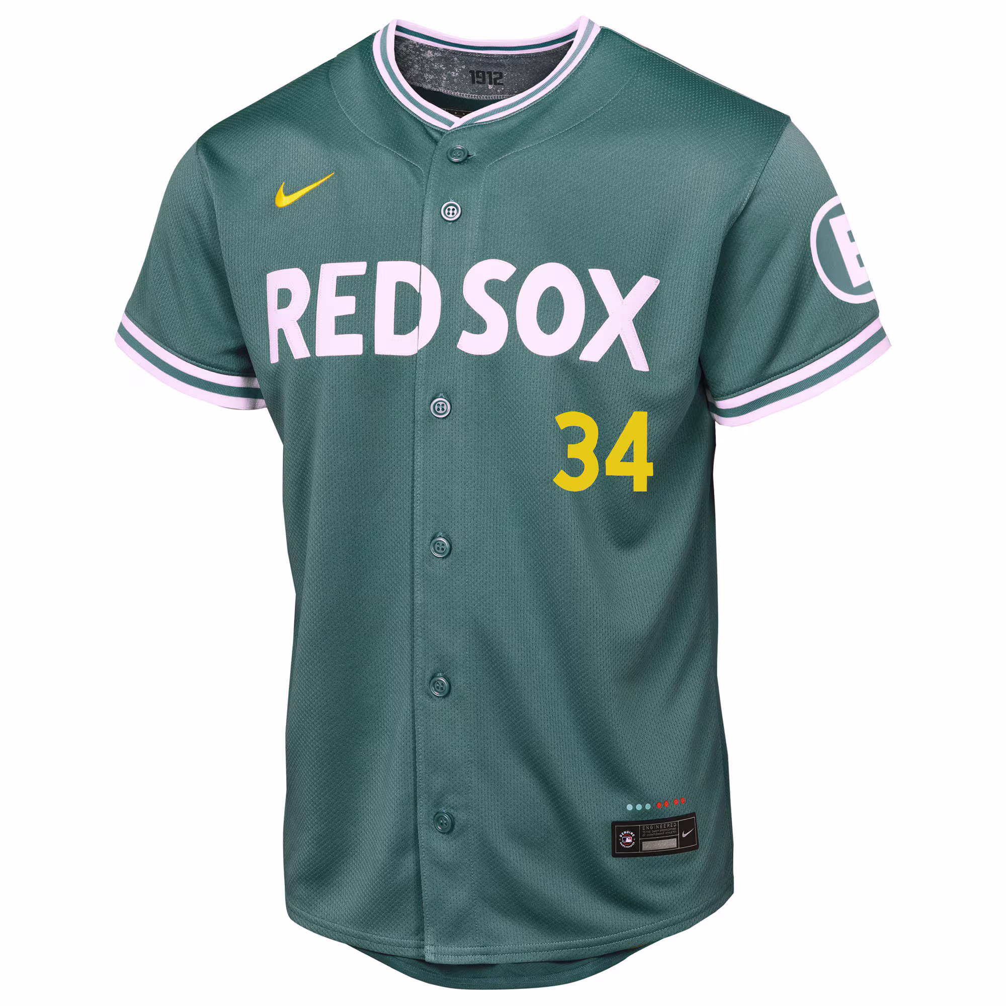 David Ortiz Boston Red Sox Nike Youth 2025 City Connect Limited Retired Player Jersey - Green