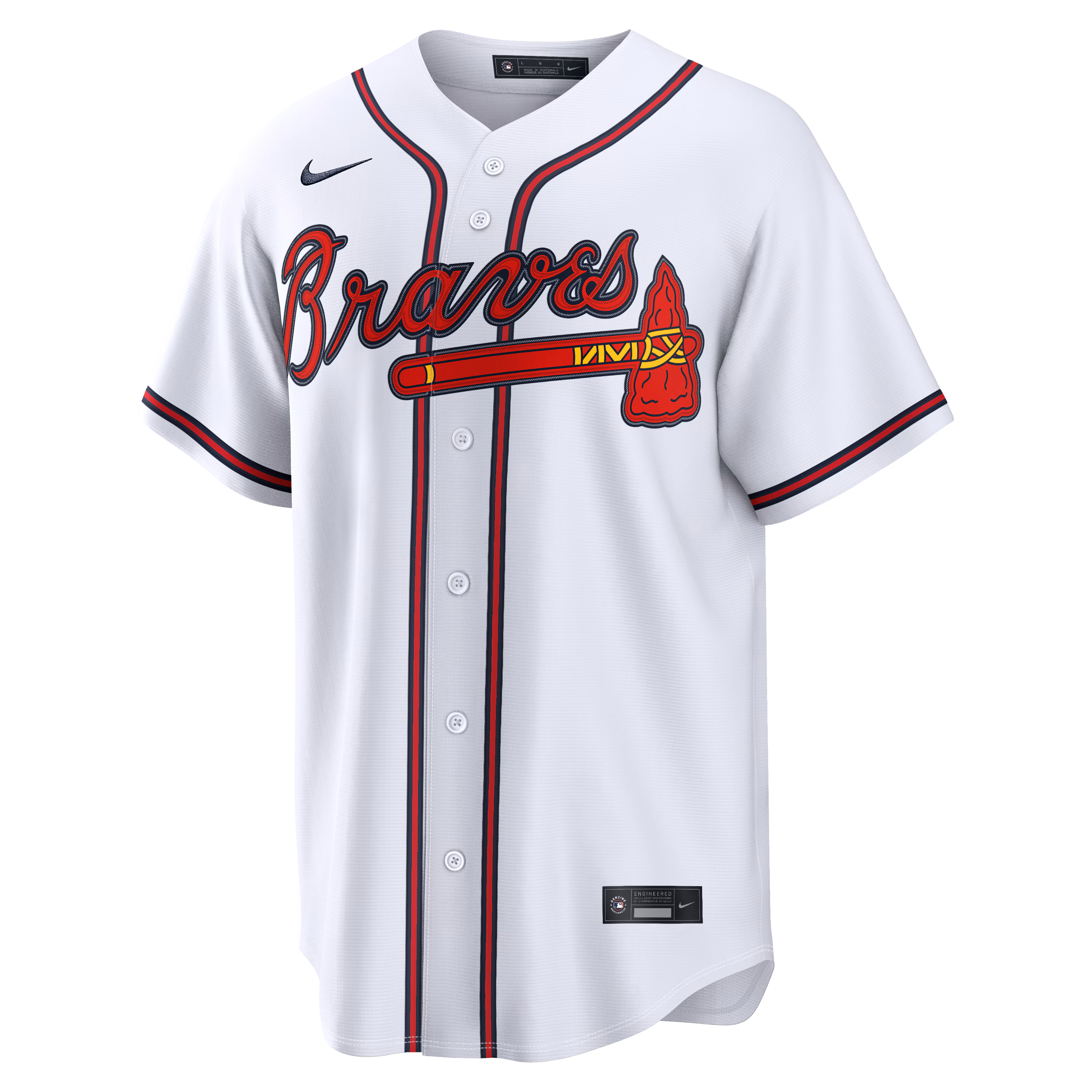 Grant Holmes Atlanta Braves Nike Home Replica Jersey - White