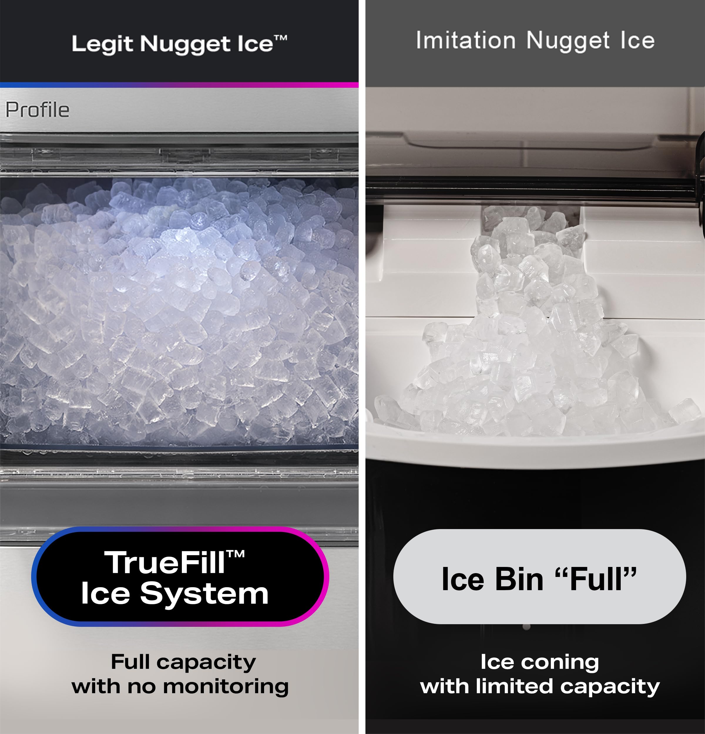 PROFILE GE Opal 2.0 Nugget Ice Maker with Side Tank