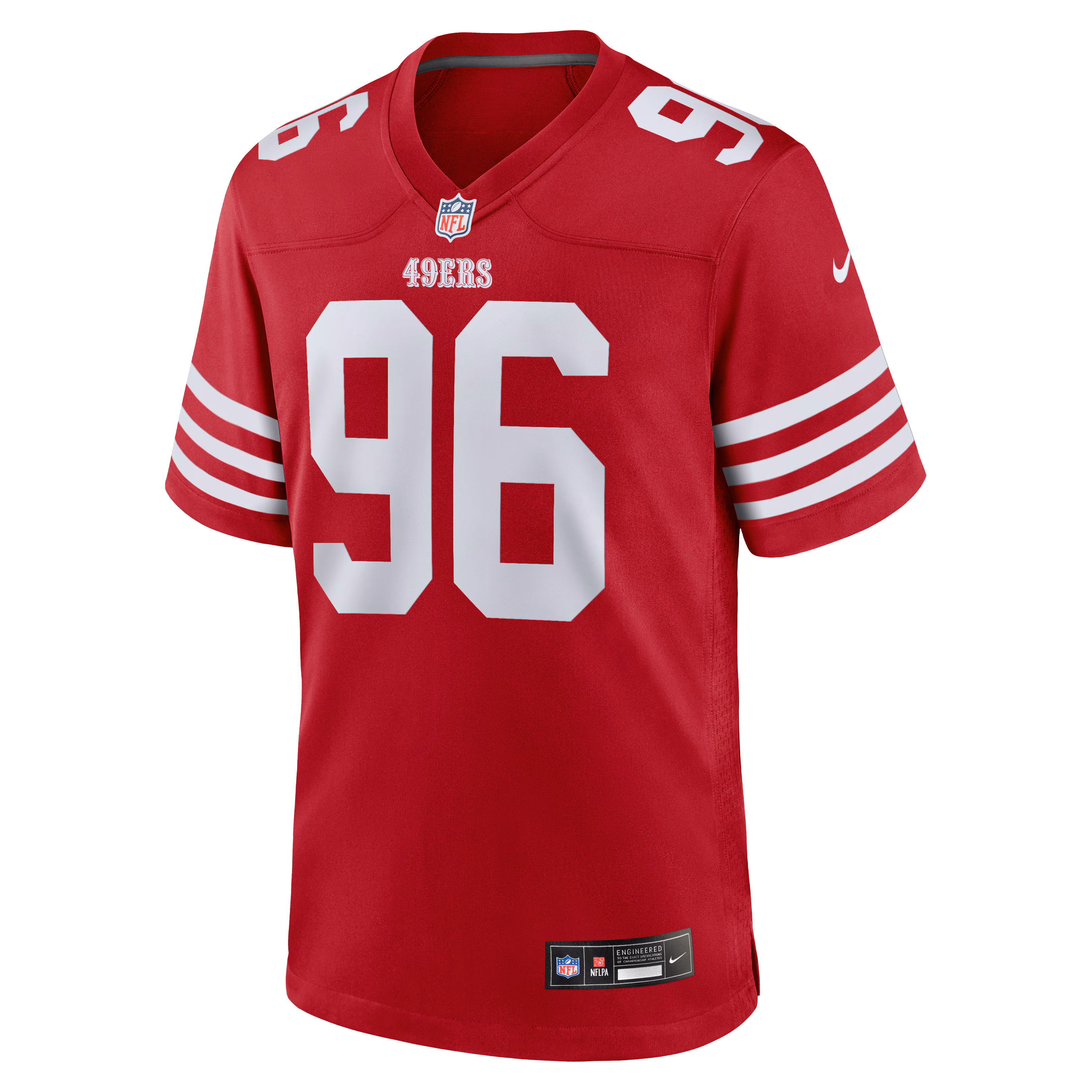 Jordan Jefferson San Francisco 49ers Nike Team Game Jersey -  Scarlet