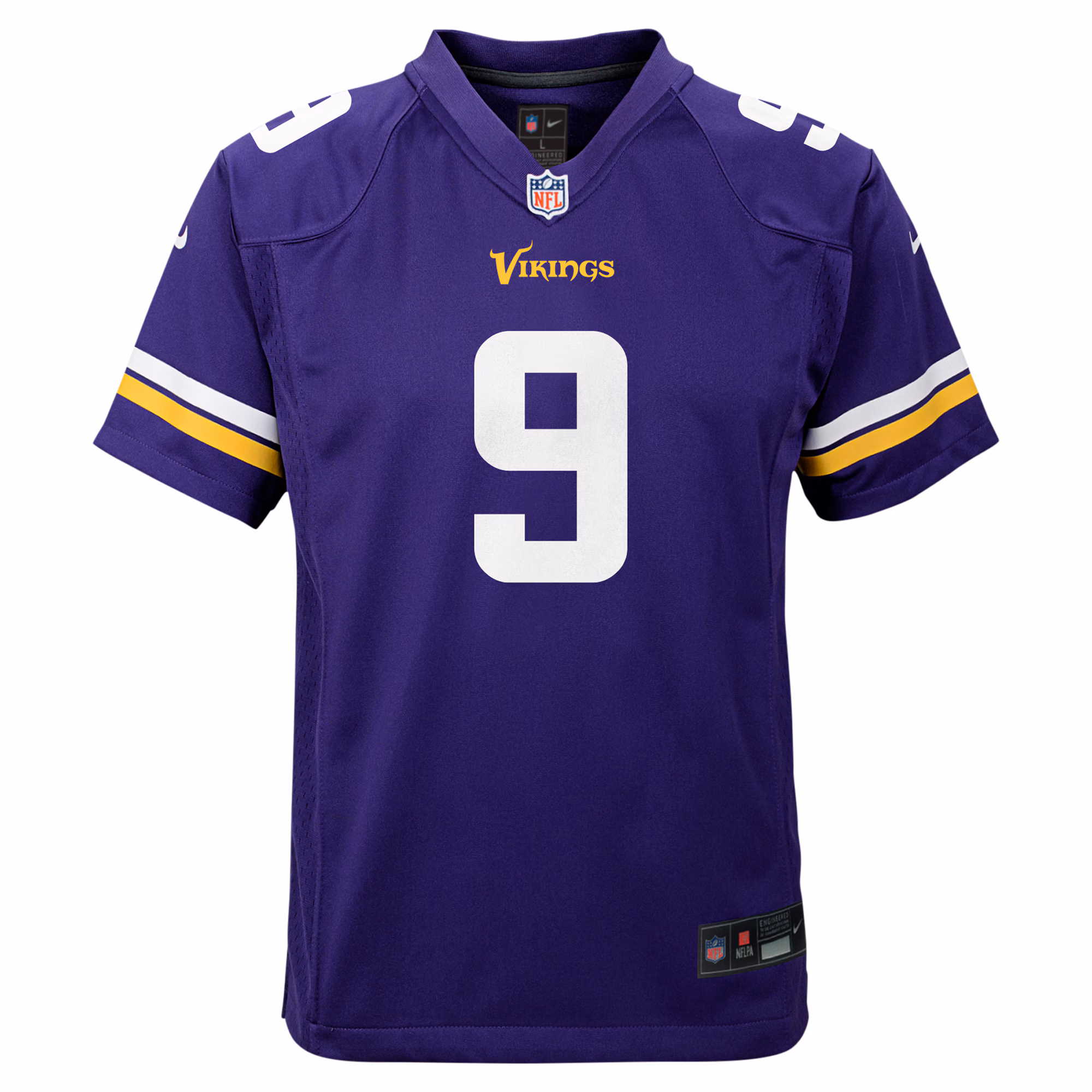 J.J. McCarthy Minnesota Vikings Nike Youth Game Jersey - Purple