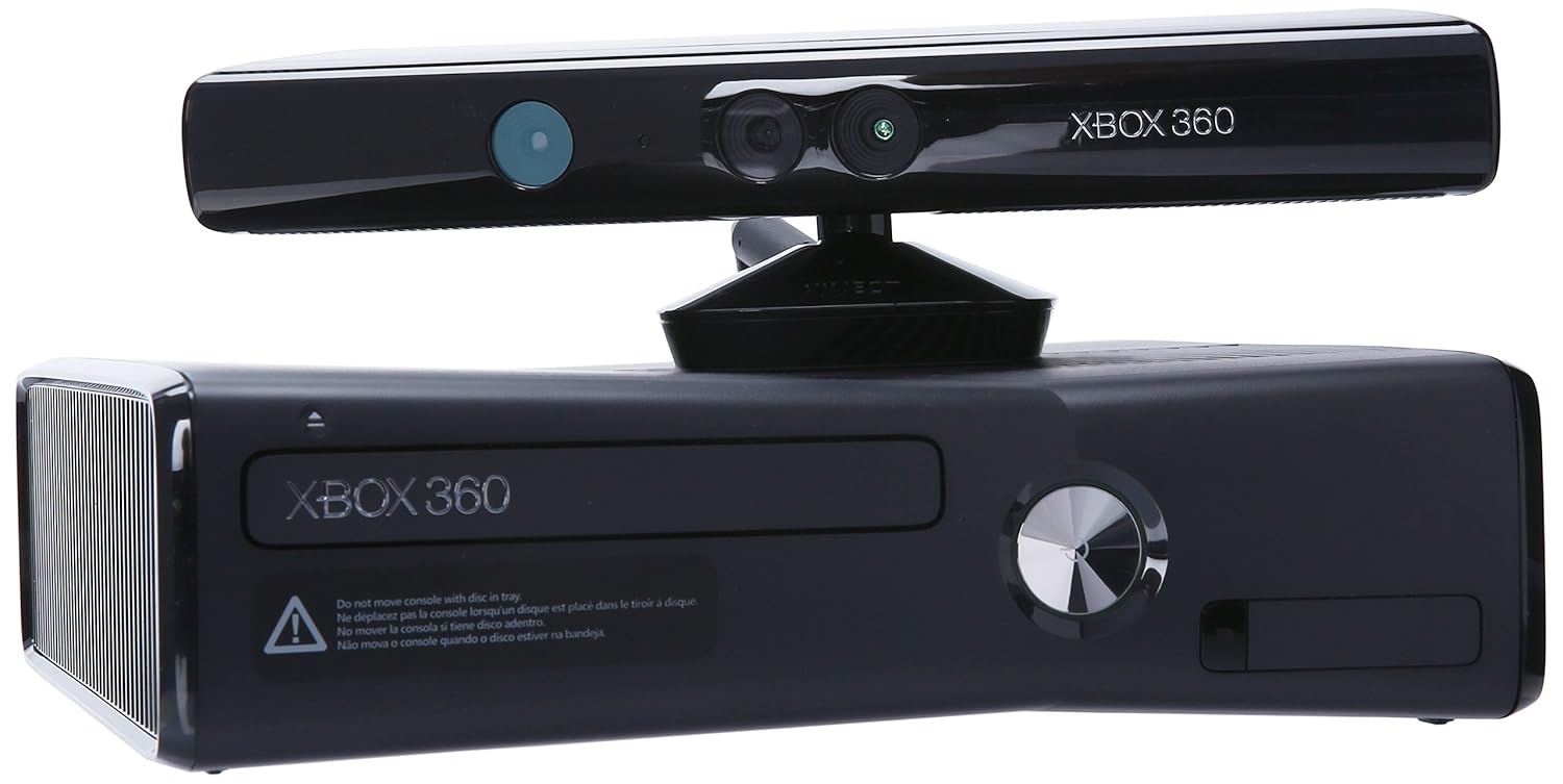 Xbox 360 Matte 250GB Console with Kinect (Renewed)