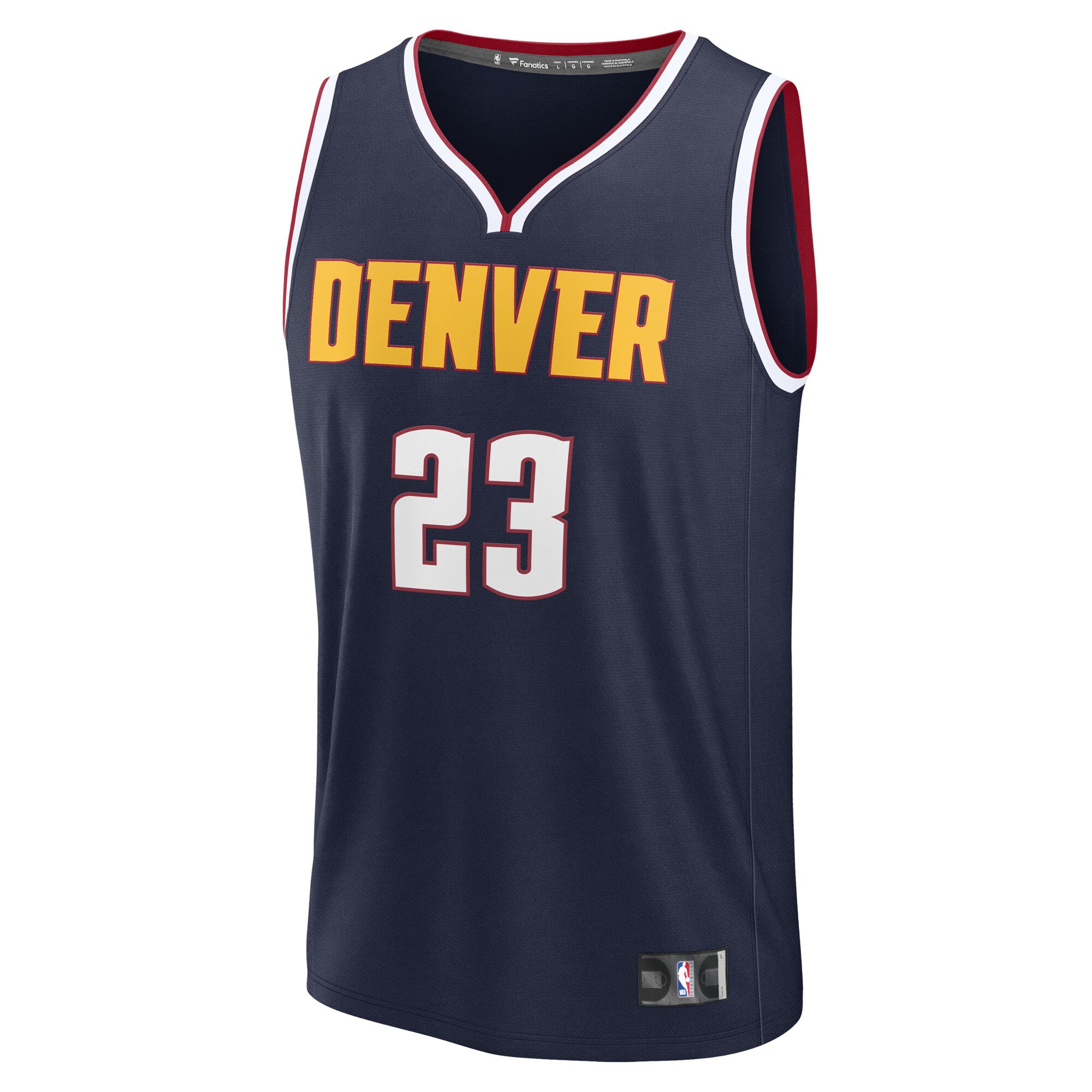 Cameron Johnson Denver Nuggets Fanatics Youth Fast Break Replica Jersey - Navy - Icon Edition