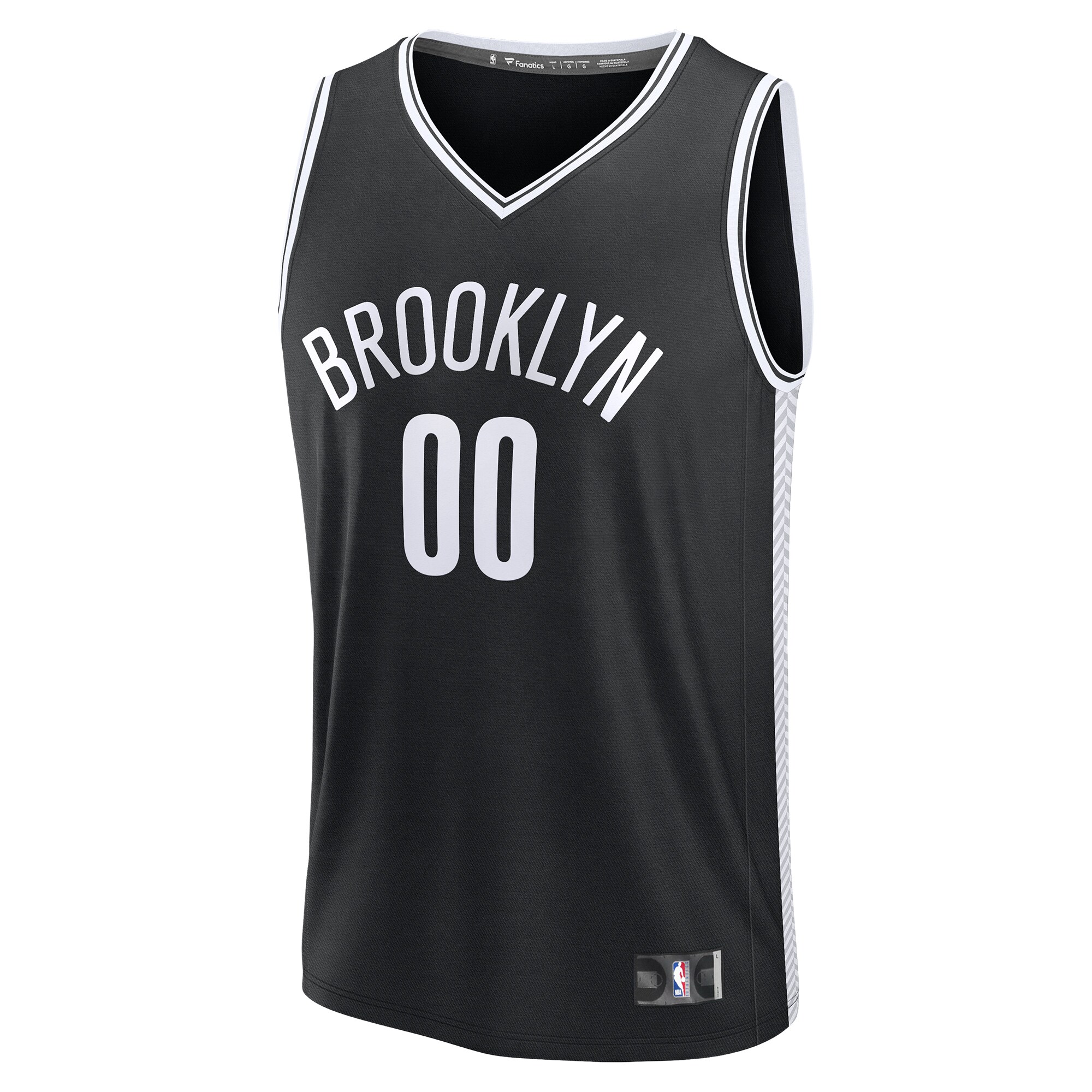 Brooklyn Nets Fanatics Fast Break Custom Jersey - Icon Edition - Black