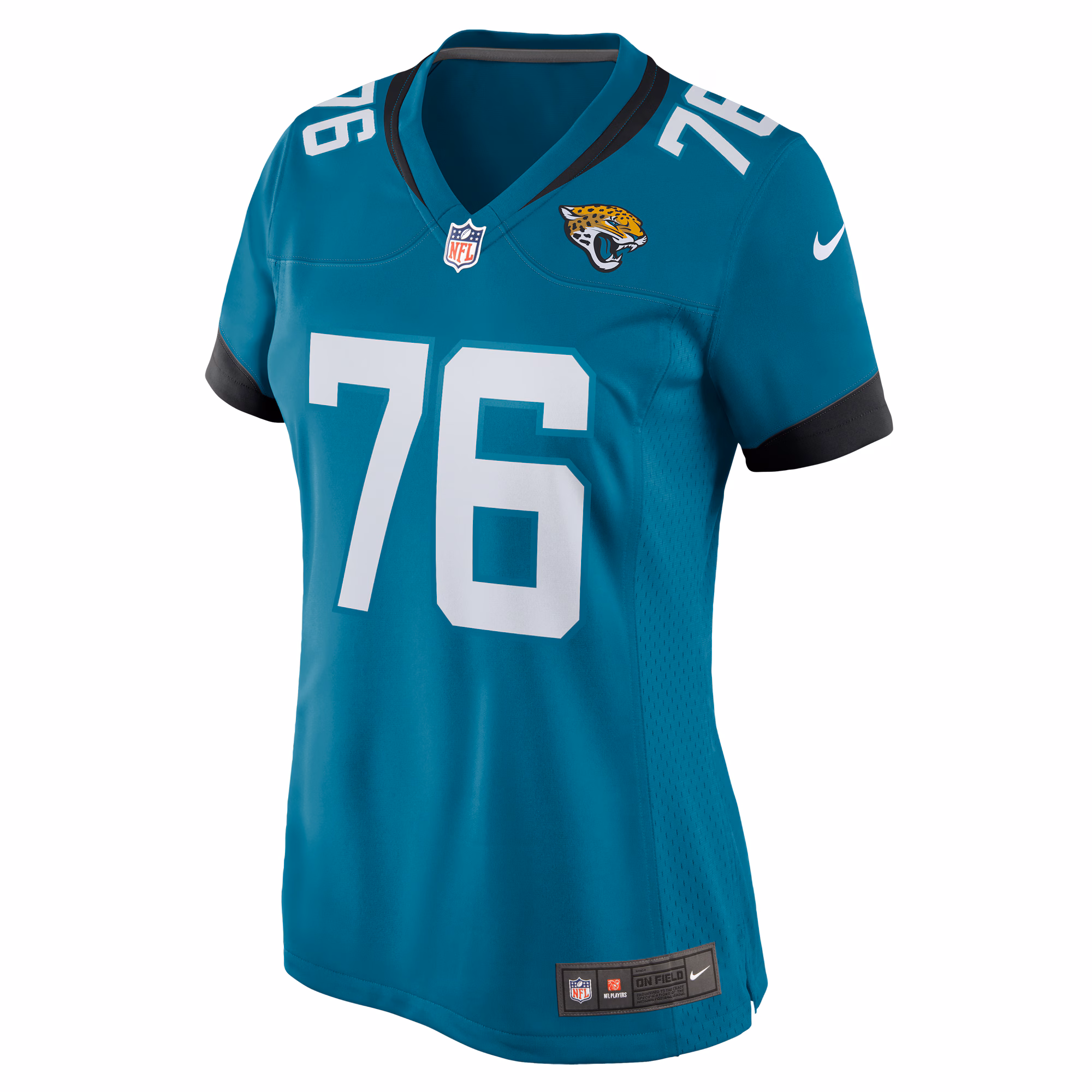 Ezra Cleveland Jacksonville Jaguars Nike Women's  Game Jersey -  Teal