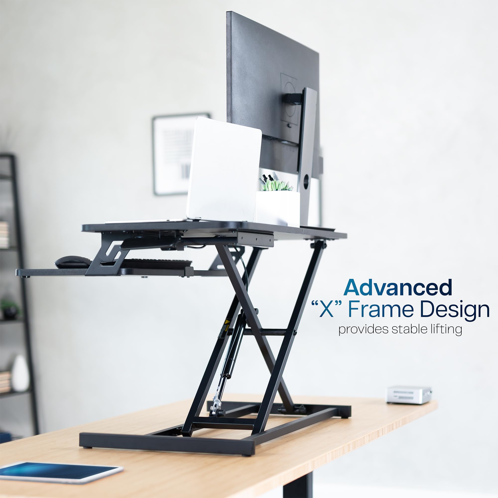 VIVO Height Adjustable Stand Up Desk Converter 32