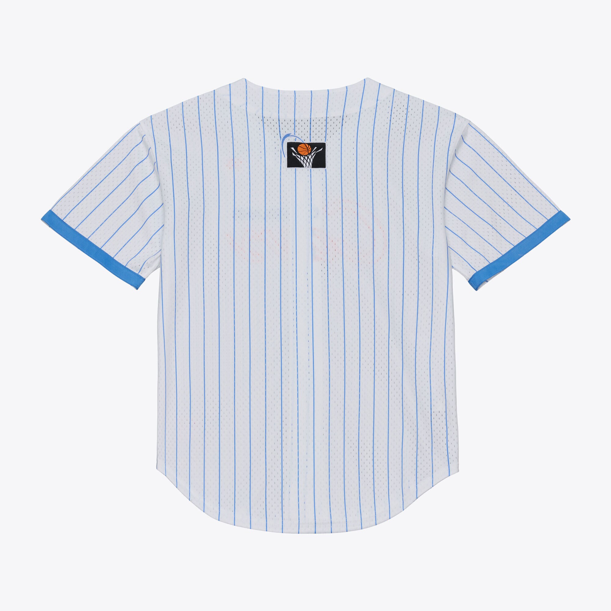 Cleveland Cavaliers Mitchell & Ness Head Coach Pinstripe Mesh Full-Button Baseball Jersey - White
