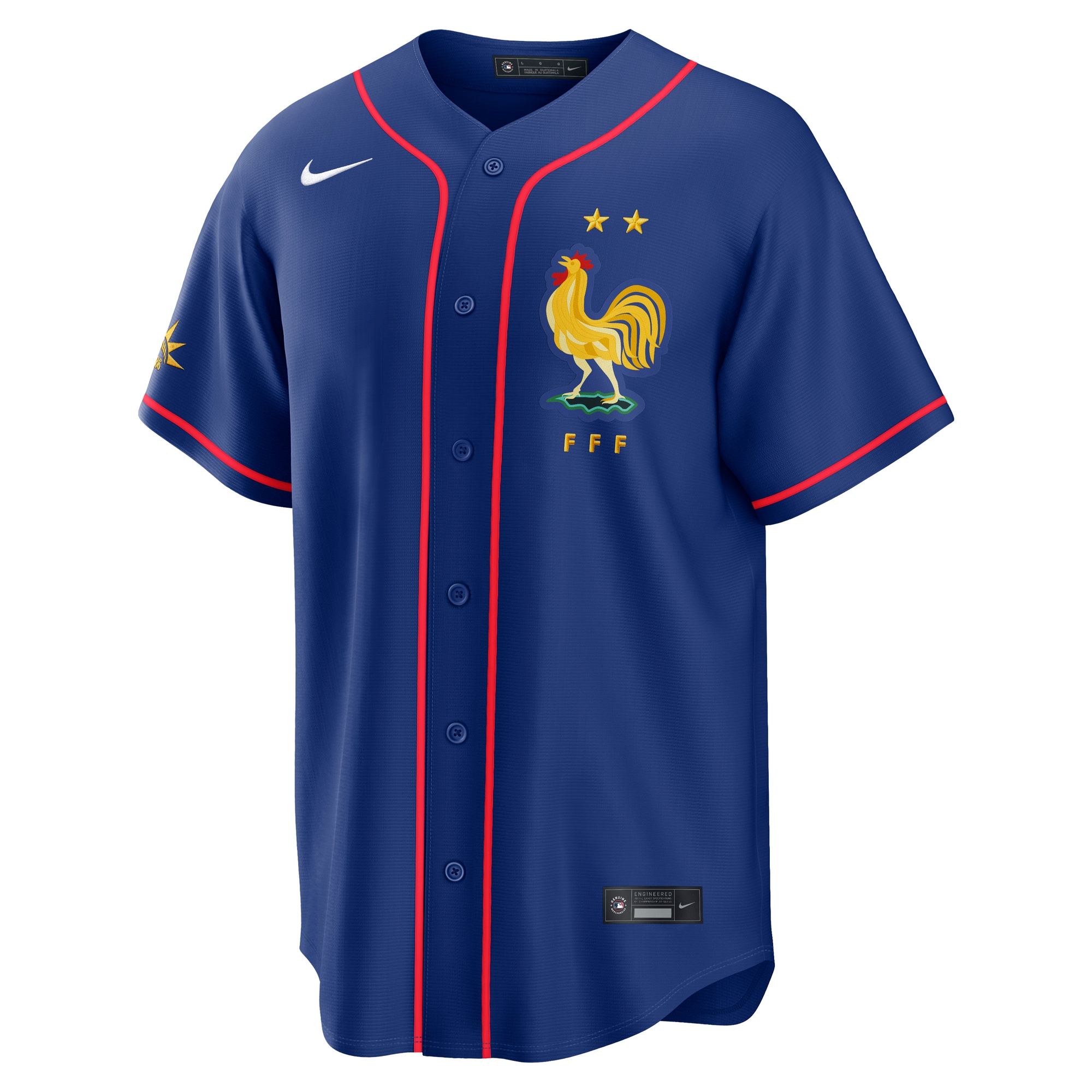 France National Team x MLB Nike Stadium Replica Jersey - Blue