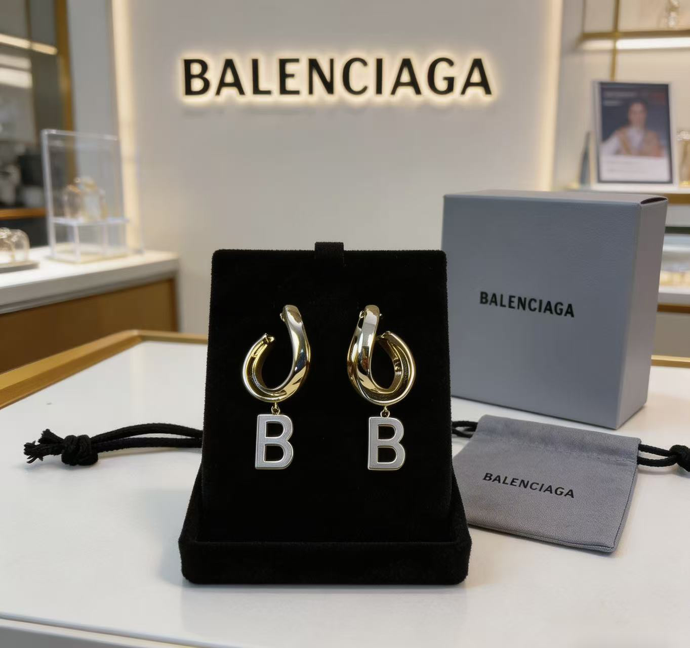 Balenciaga earrings-9