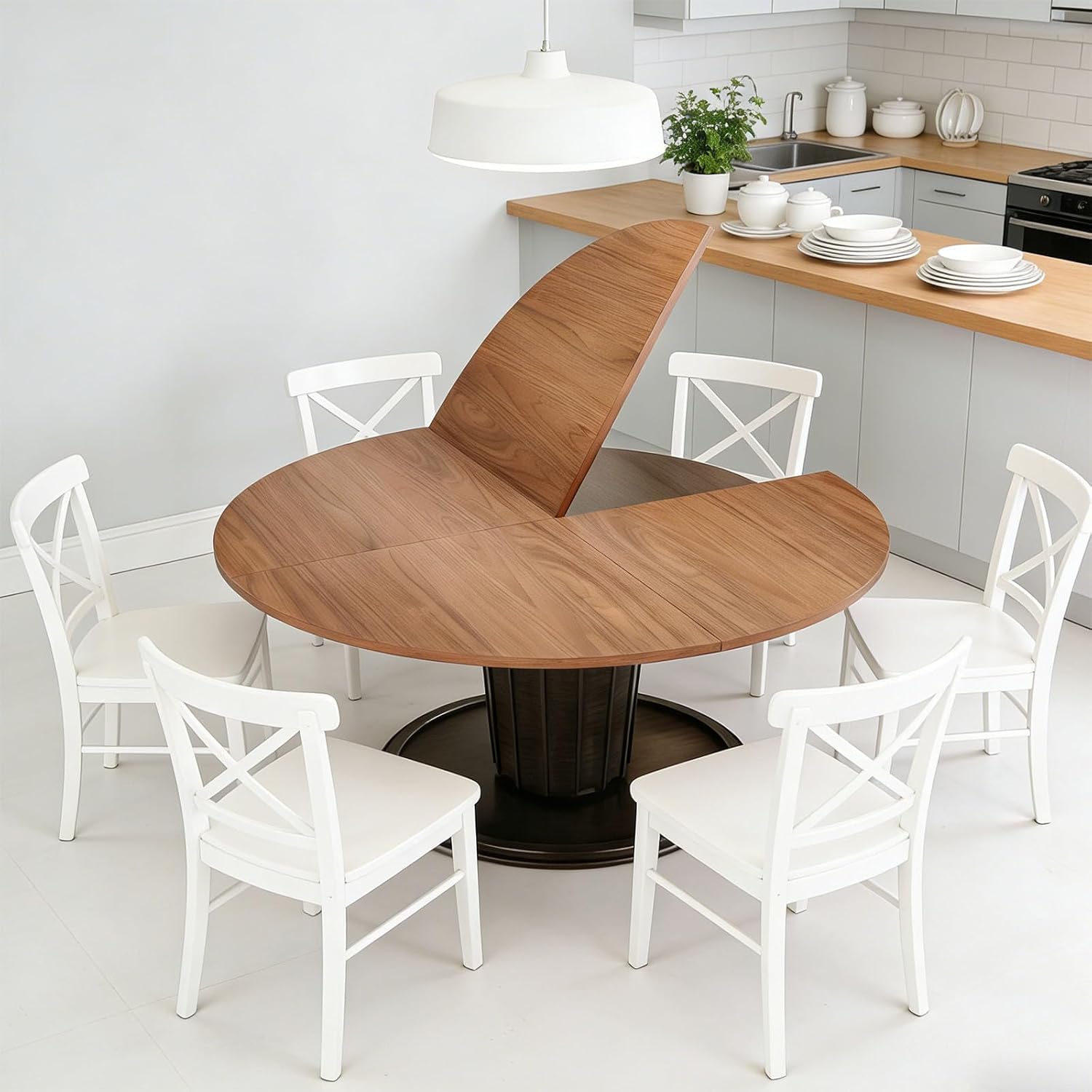 Round Folding Table Top Extender 48/55/59/63/71/79