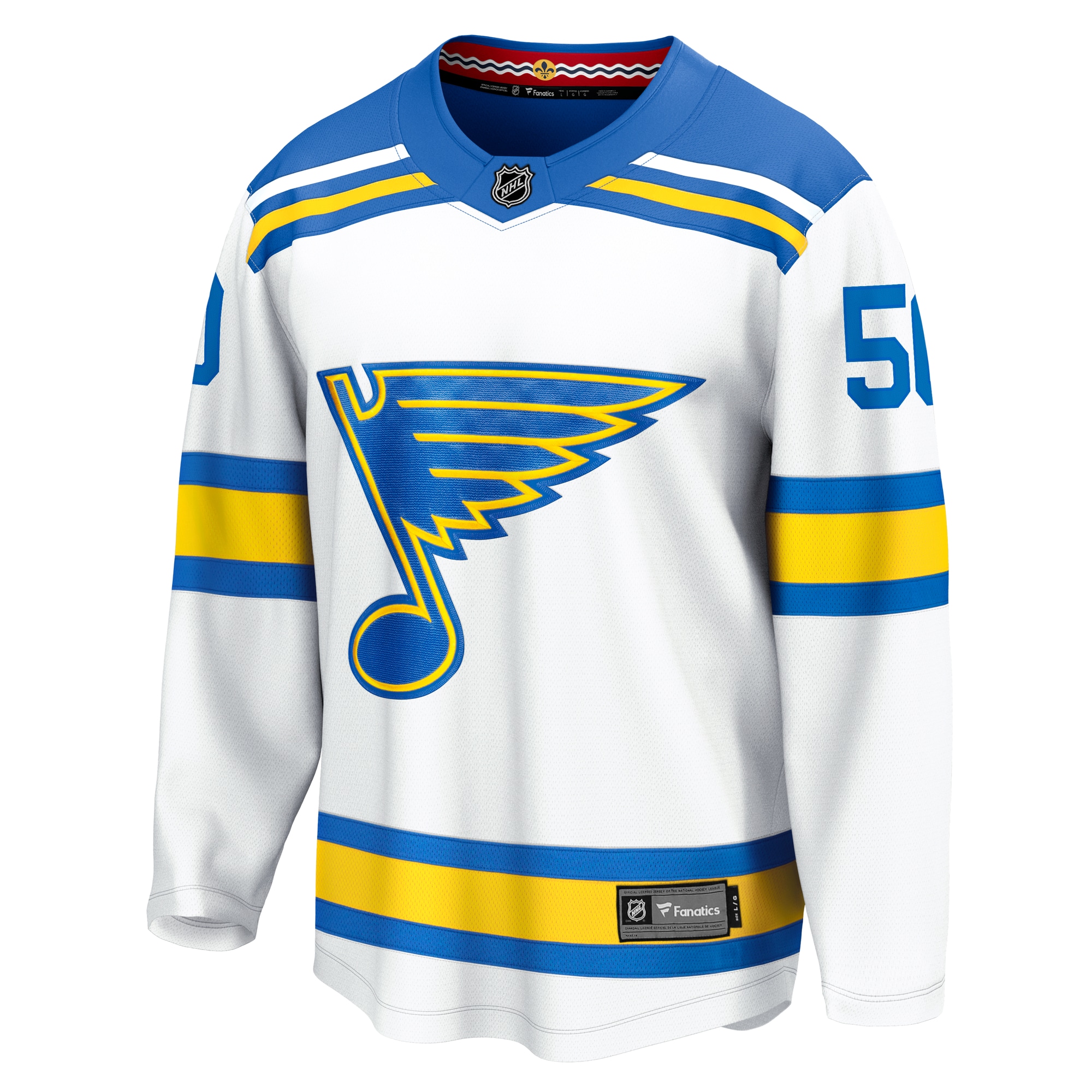 Jordan Binnington St. Louis Blues Fanatics Away Breakaway Player Jersey - White