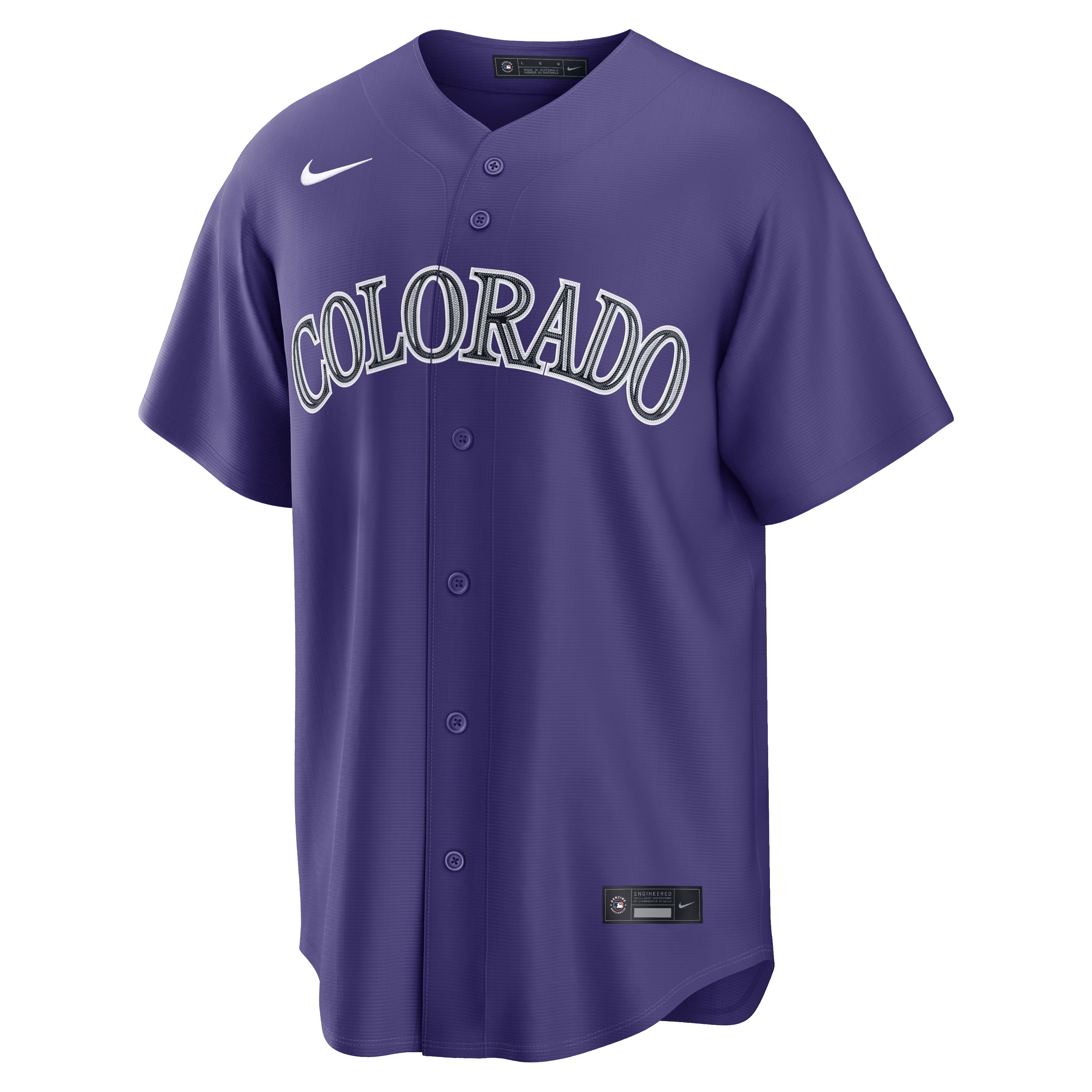 Colorado Rockies Nike Alternate Replica Jersey - Purple