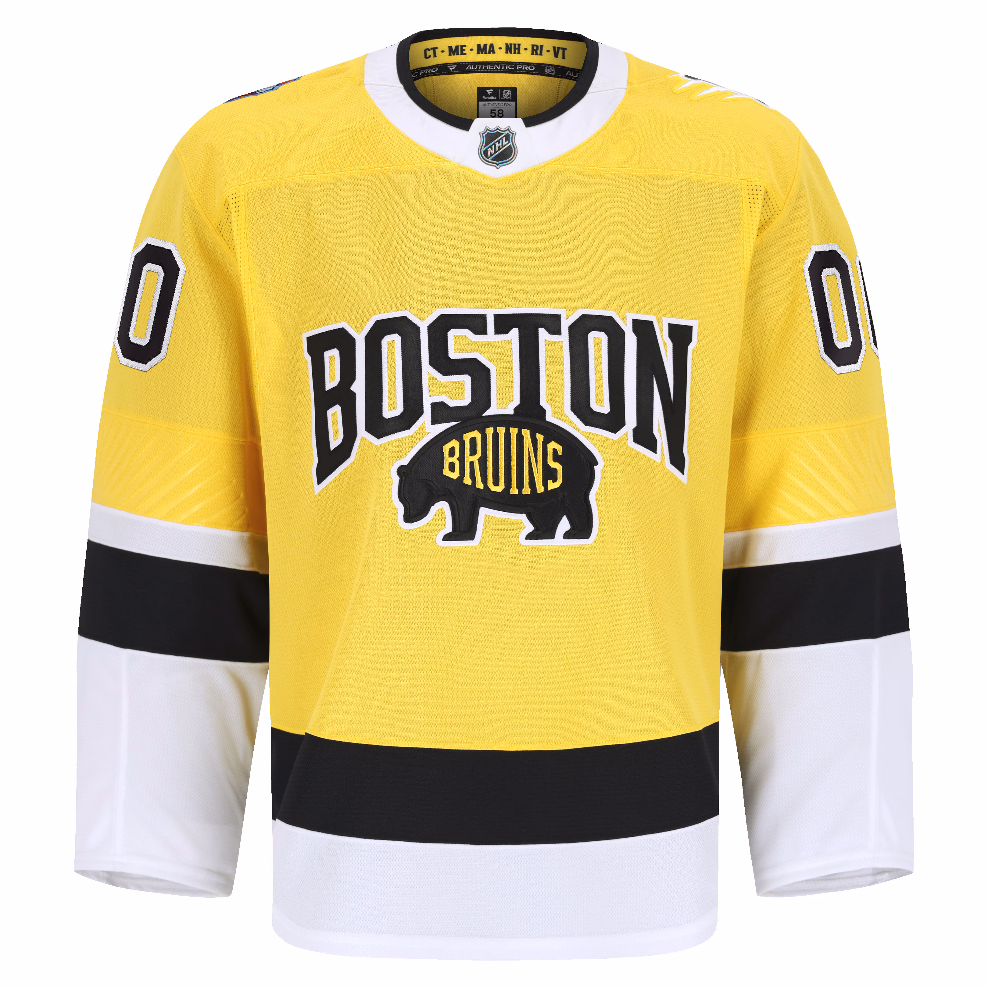 Boston Bruins Fanatics 2026 NHL Stadium Series Authentic Pro Custom Jersey - Gold