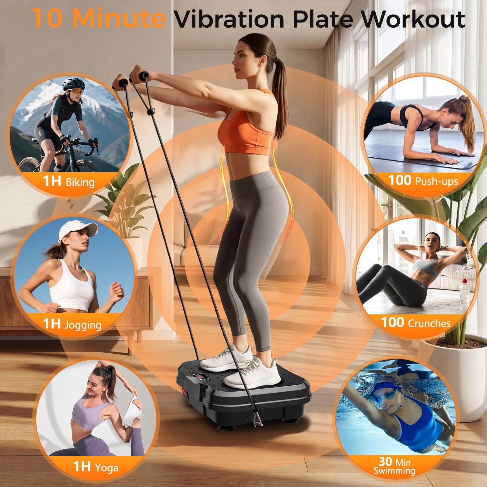 TREKORA Vibration Plate Exercise Machine for Weight Loss