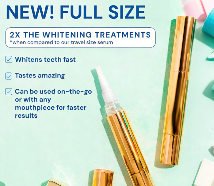 🔥🔥New Year Special Offer 🎉Professional Teeth Whitening Serum Pen Visible Results in Days • Gentle, Daily-Use Formula