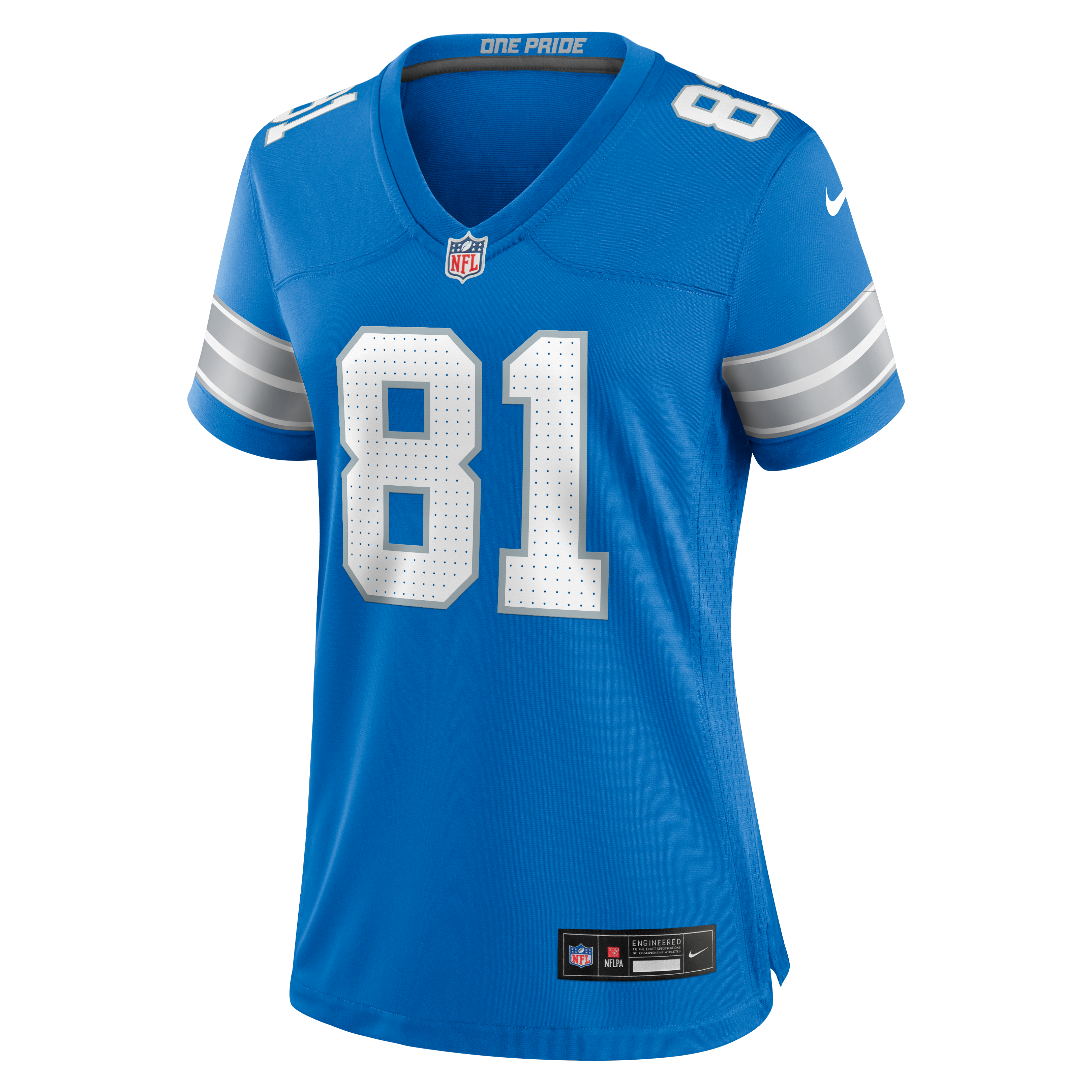 Calvin Johnson Detroit Lions Nike Women's Team Retired Game Jersey -  Blue